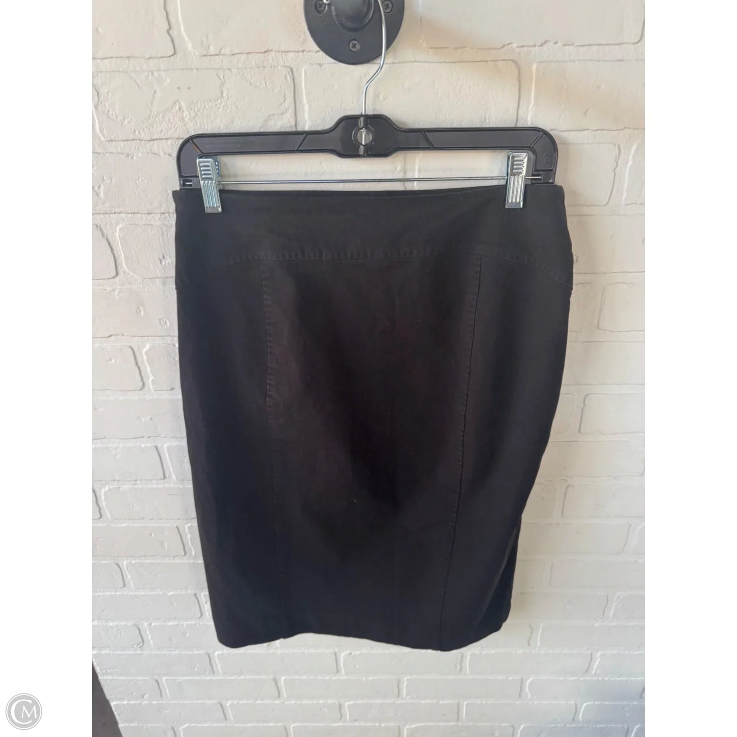 Skirt Midi By Banana Republic In Black, Size: 6