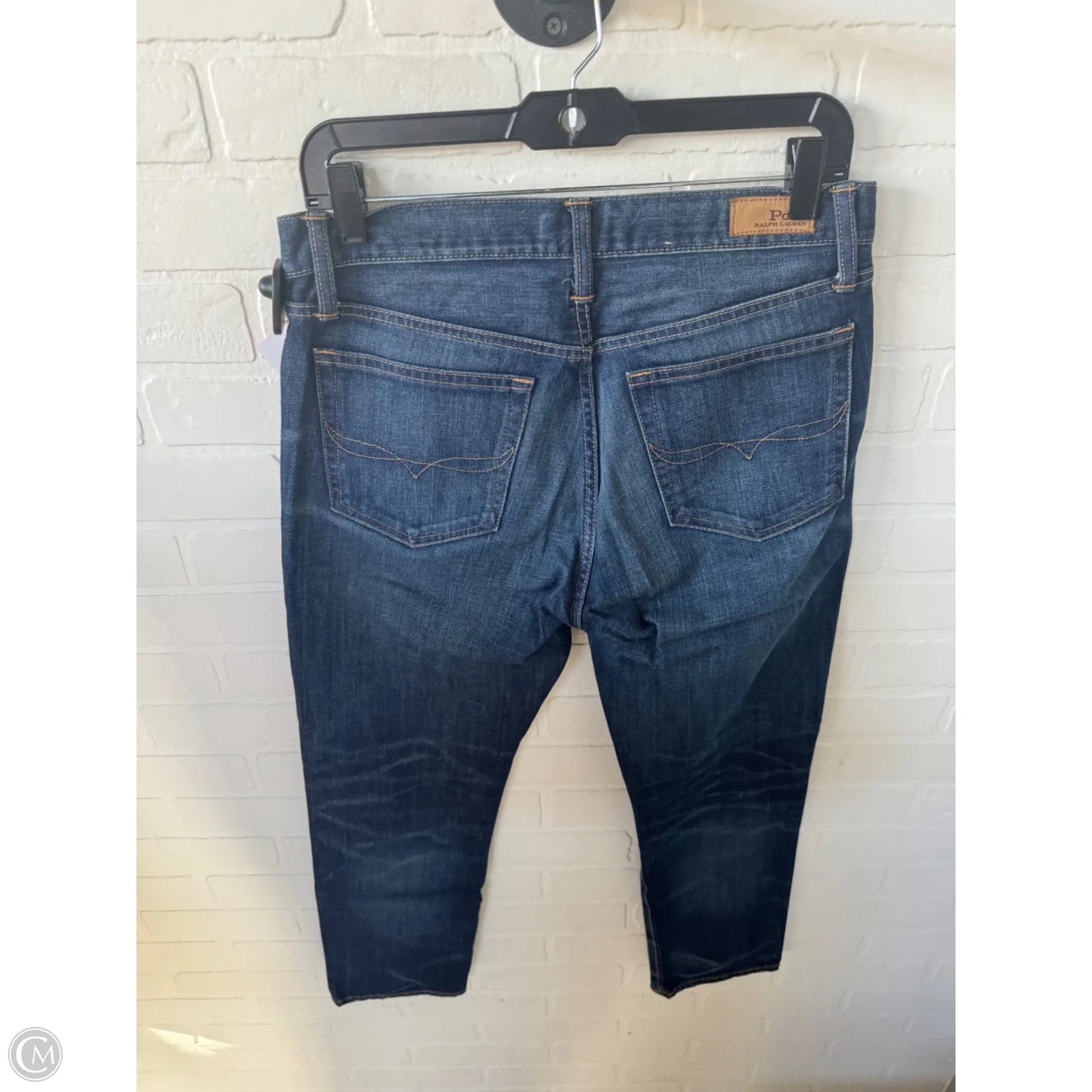 Jeans Cropped By Polo Ralph Lauren In Blue Denim, Size: 8
