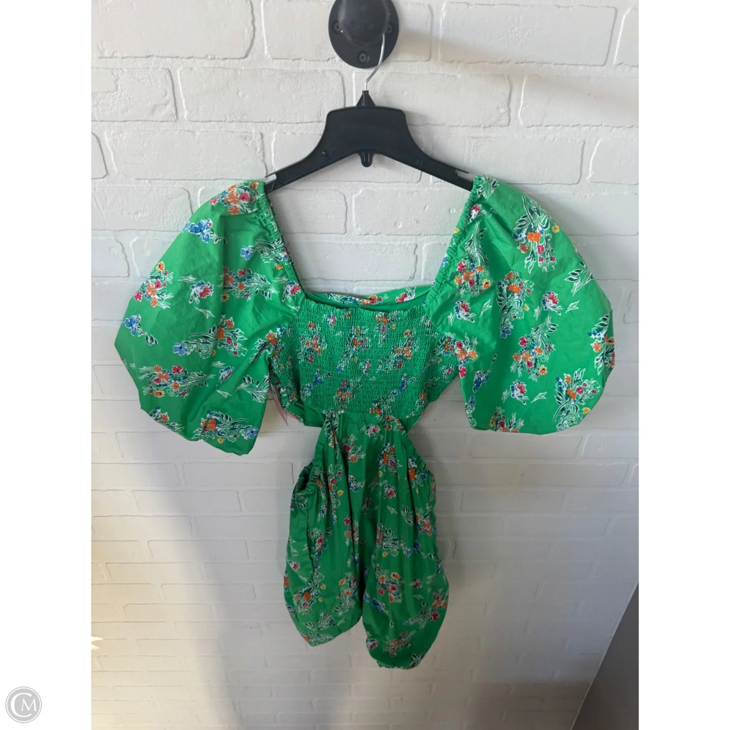 Dress Casual Short By A New Day In Green & Pink, Size: M