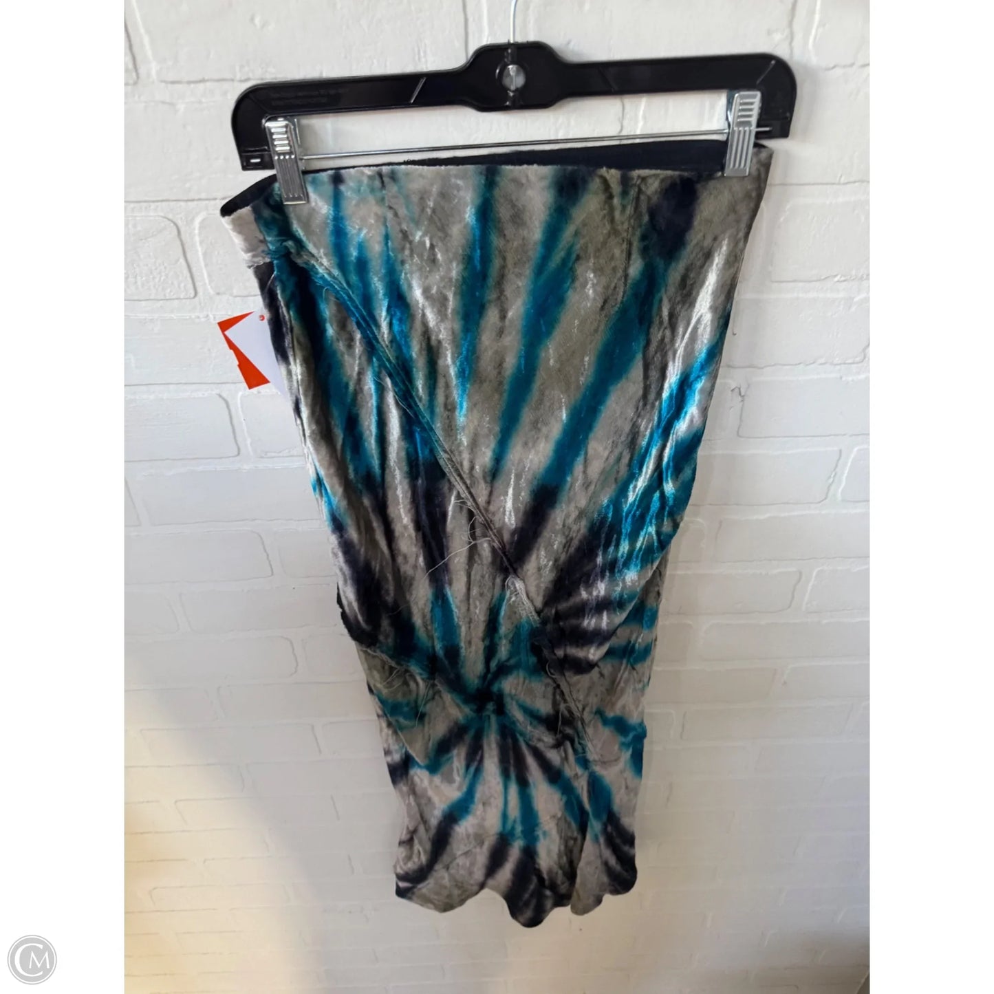 Skirt Midi By Free People In Blue & Grey, Size: 4