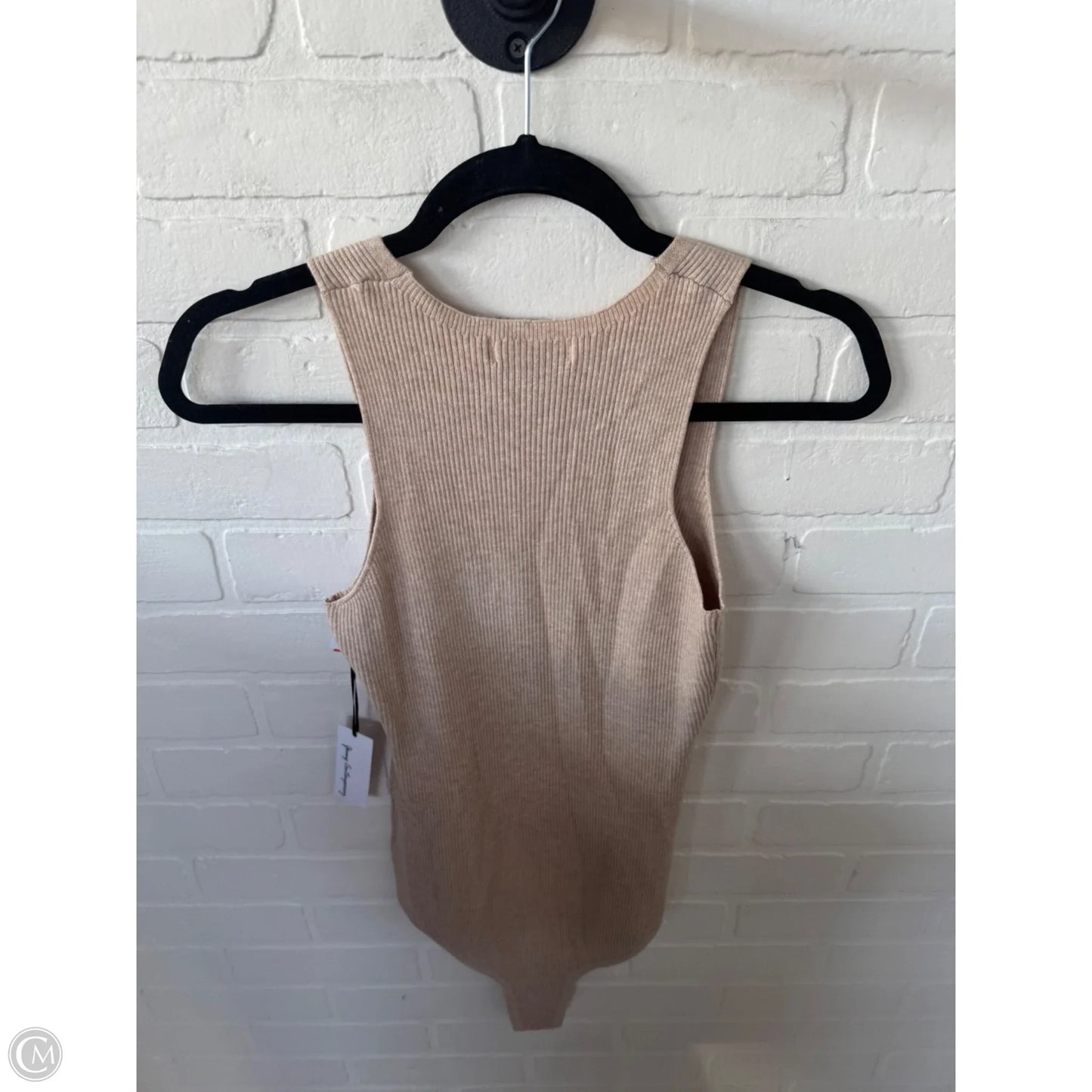 Bodysuit By Clothes Mentor In Tan, Size: M