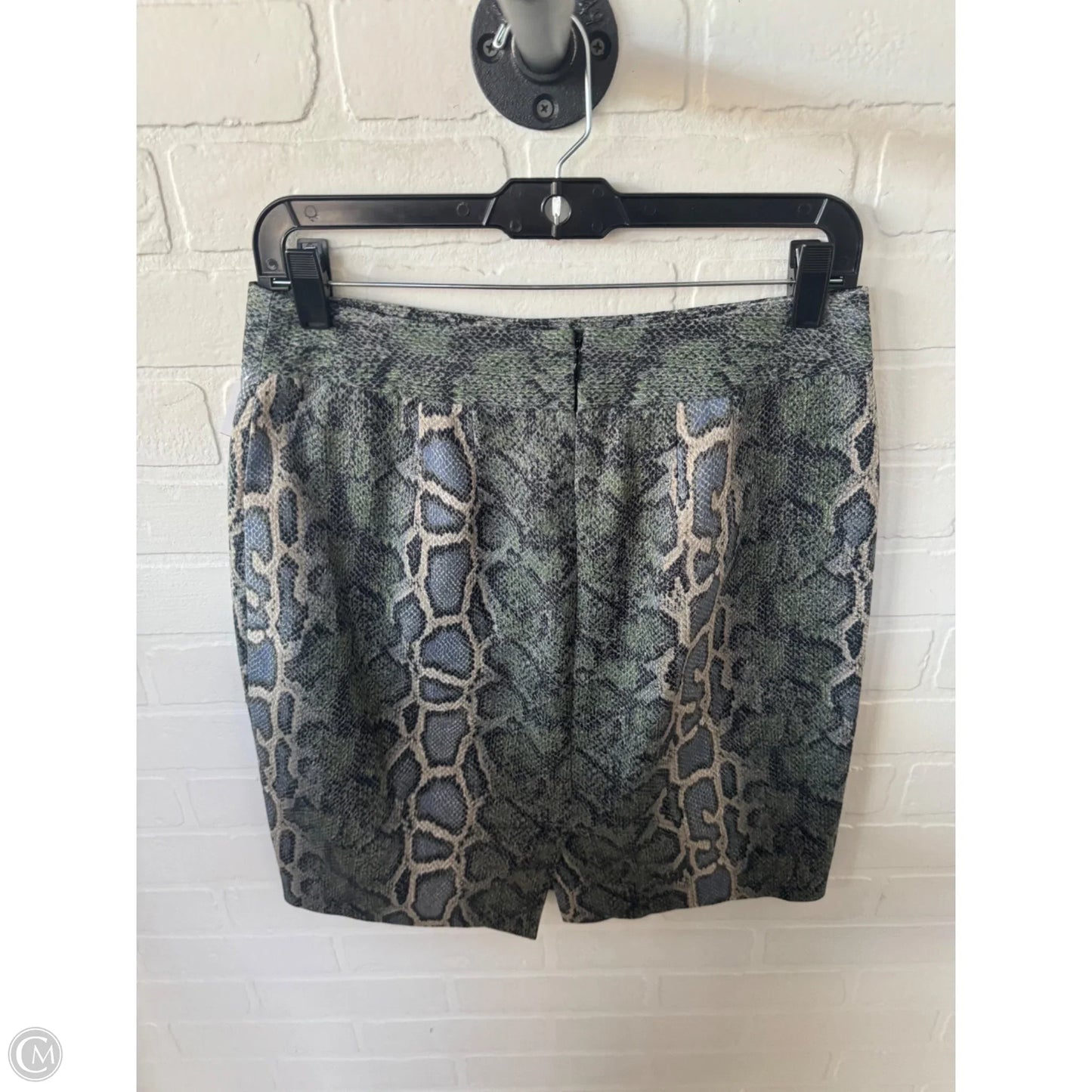 Skirt Mini & Short By Loft In Snakeskin Print, Size: 2