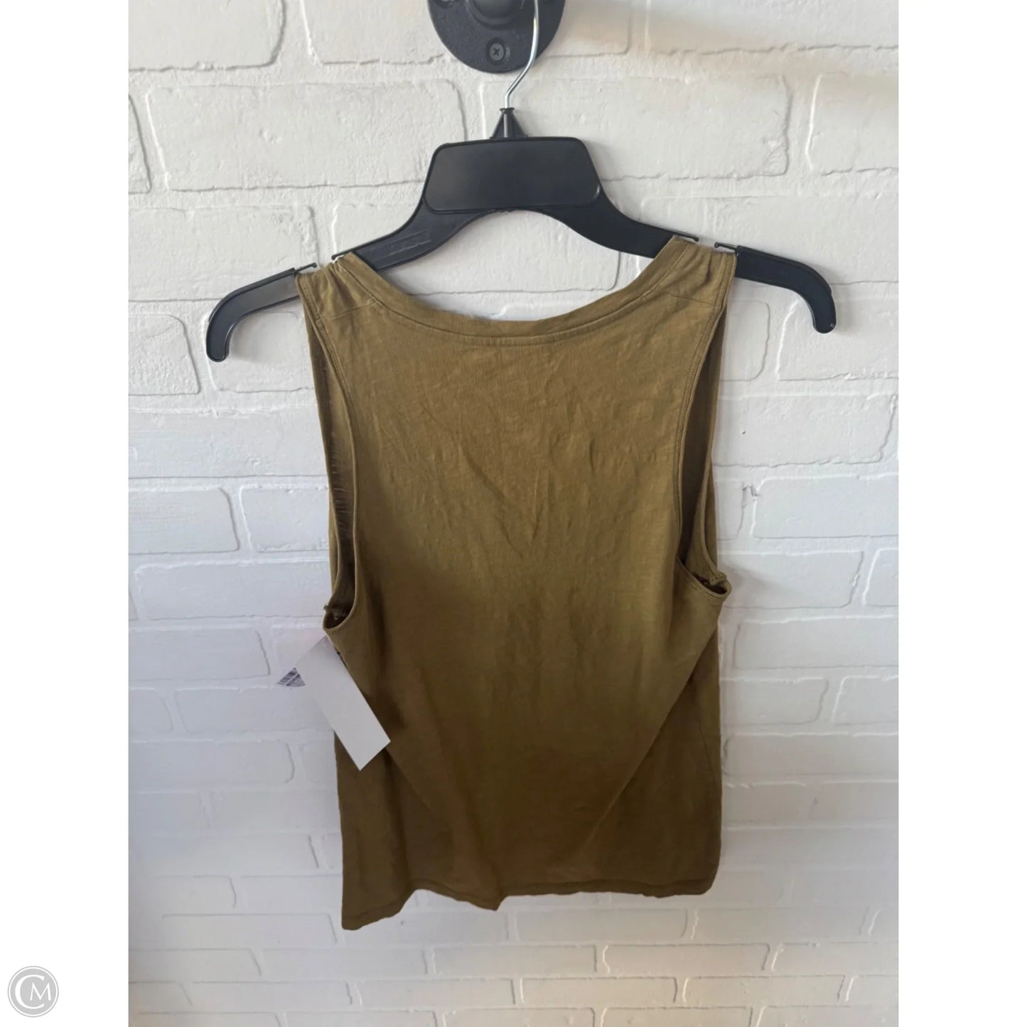 Top Sleeveless Basic By Madewell In Green, Size: S