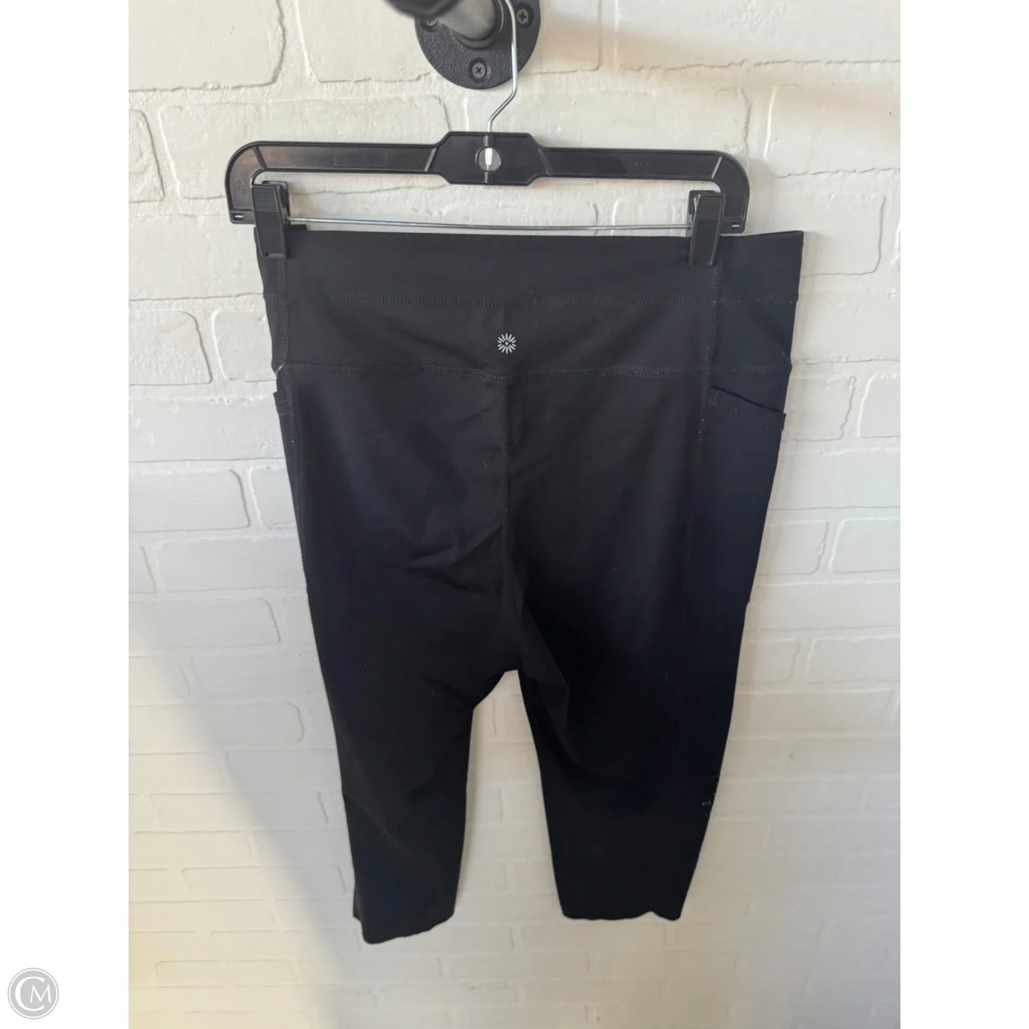 Athletic Leggings Capris By Tangerine In Black, Size: 18