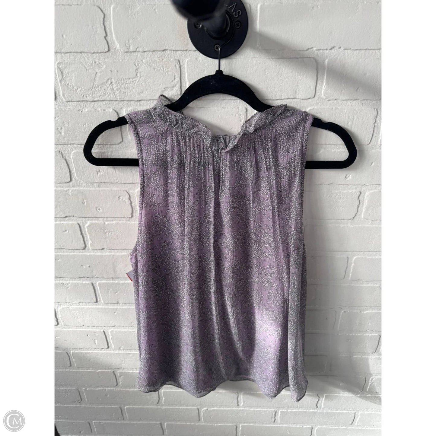 Top Sleeveless By Rebecca Taylor In Purple, Size: S