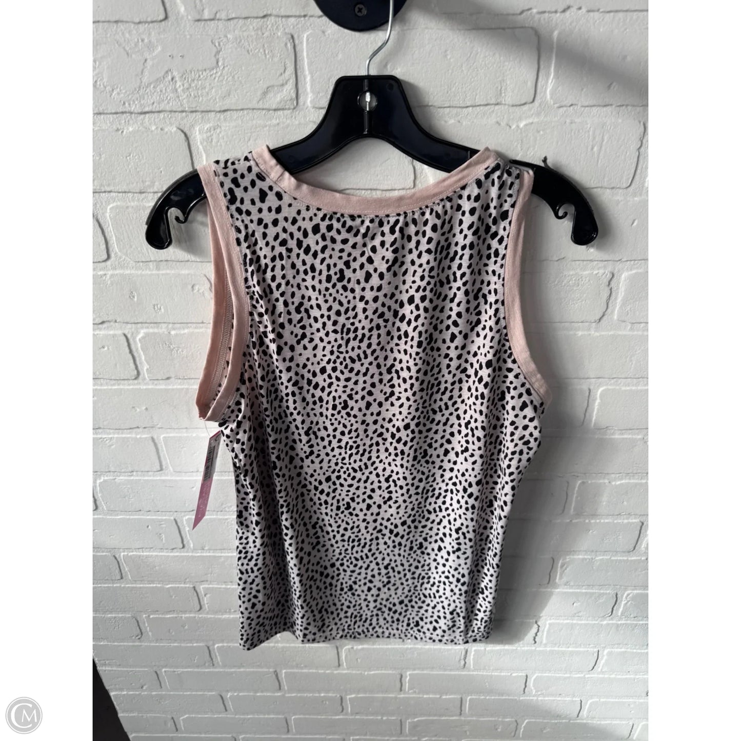 Top Sleeveless By Dokotoo In Black & Pink, Size: M