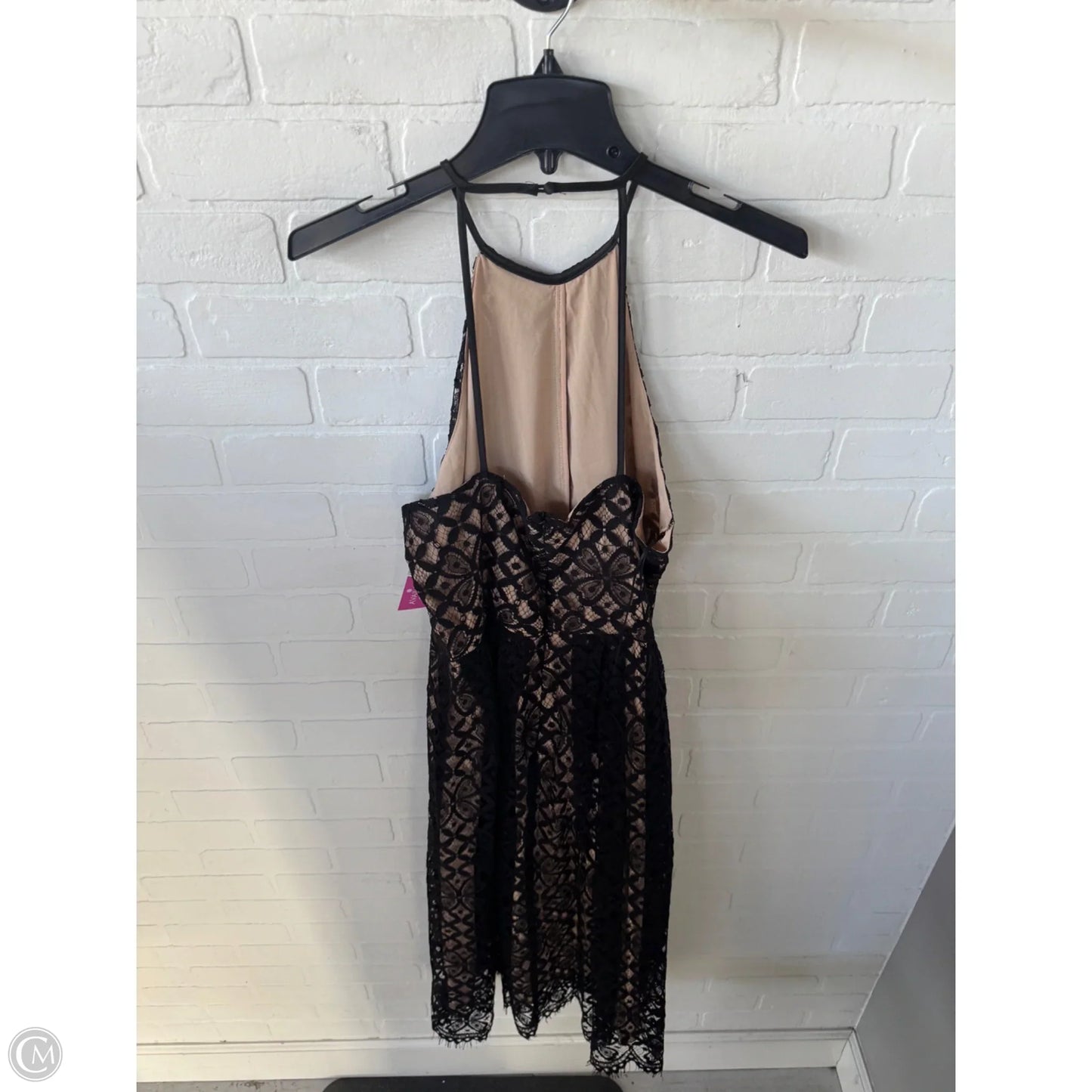 Dress Party Long By Chelsea 28 In Black & Tan, Size: L