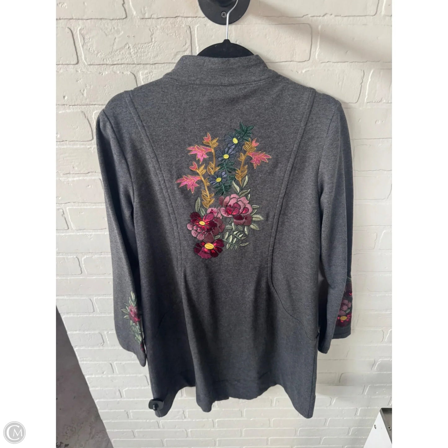 Coat Other By Sundance In Grey & Pink, Size: M