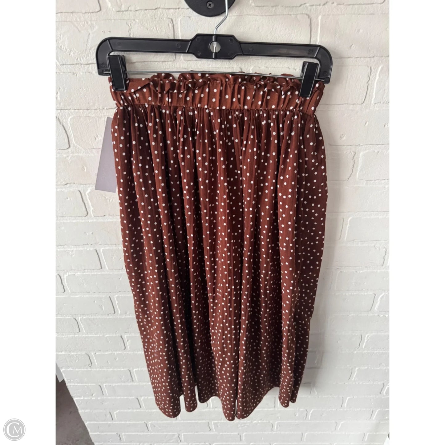 Skirt Midi By Exlura In Brown, Size: 4