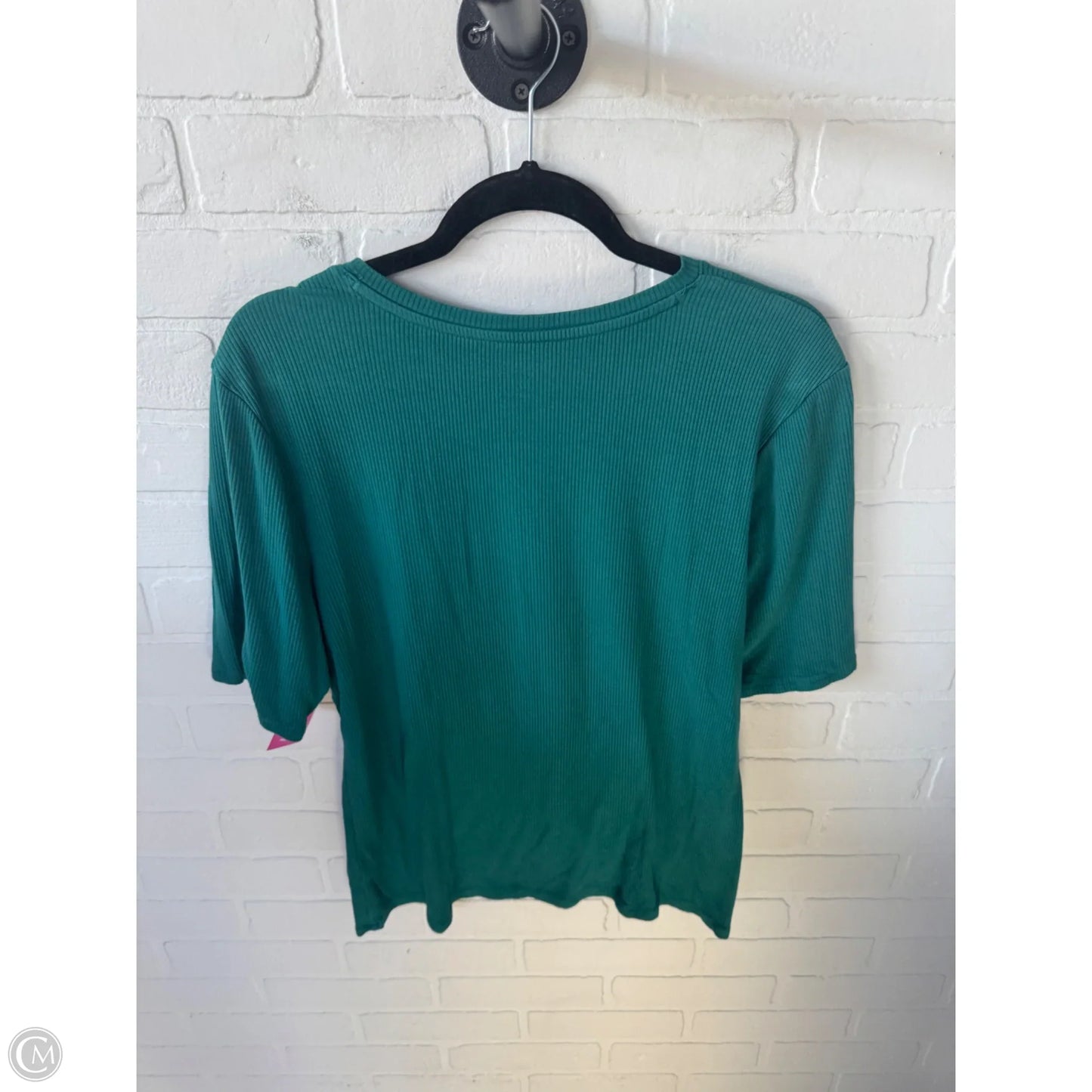 Top Short Sleeve Basic By Nine West In Green, Size: Xxl