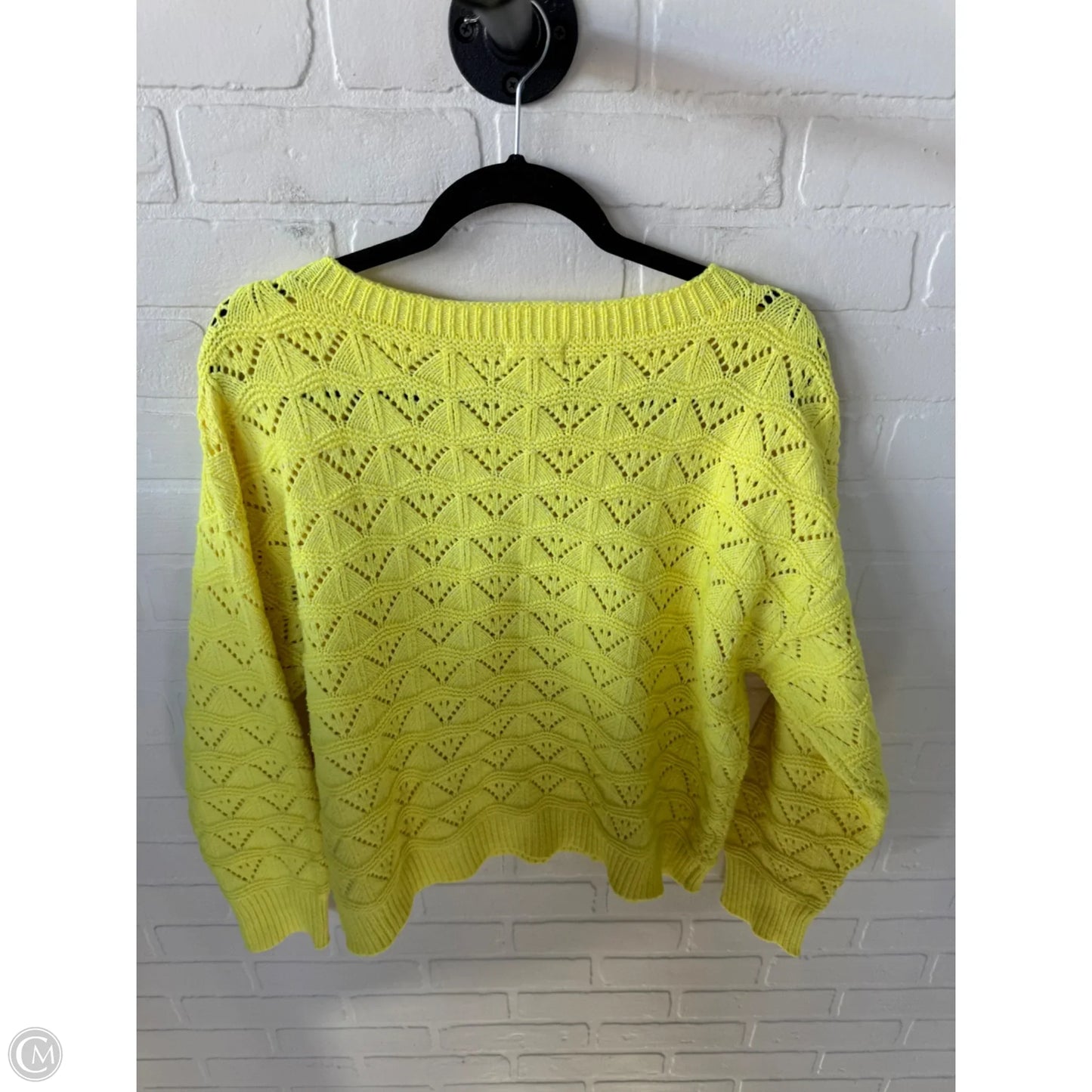 Sweater By Maurices In Yellow, Size: L