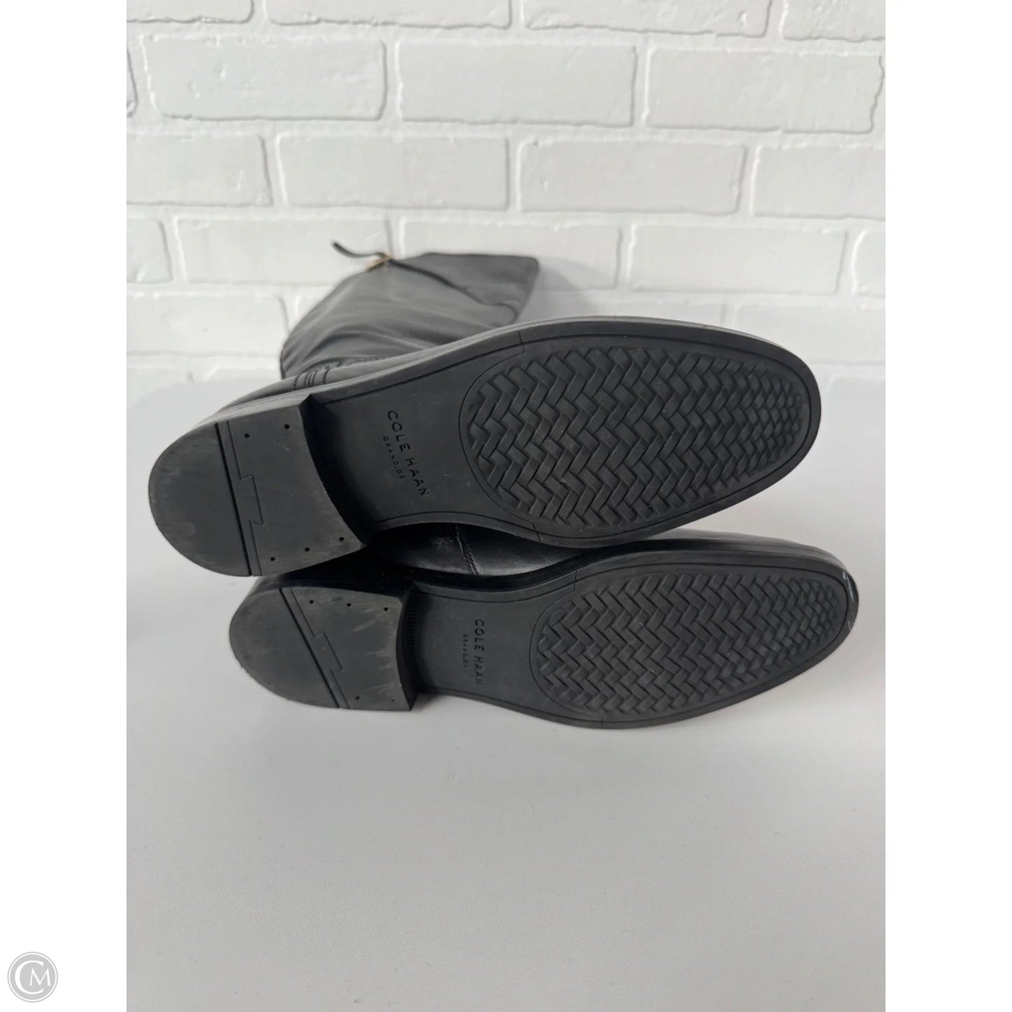 Boots Knee Flats By Cole-haan In Black, Size: 7.5