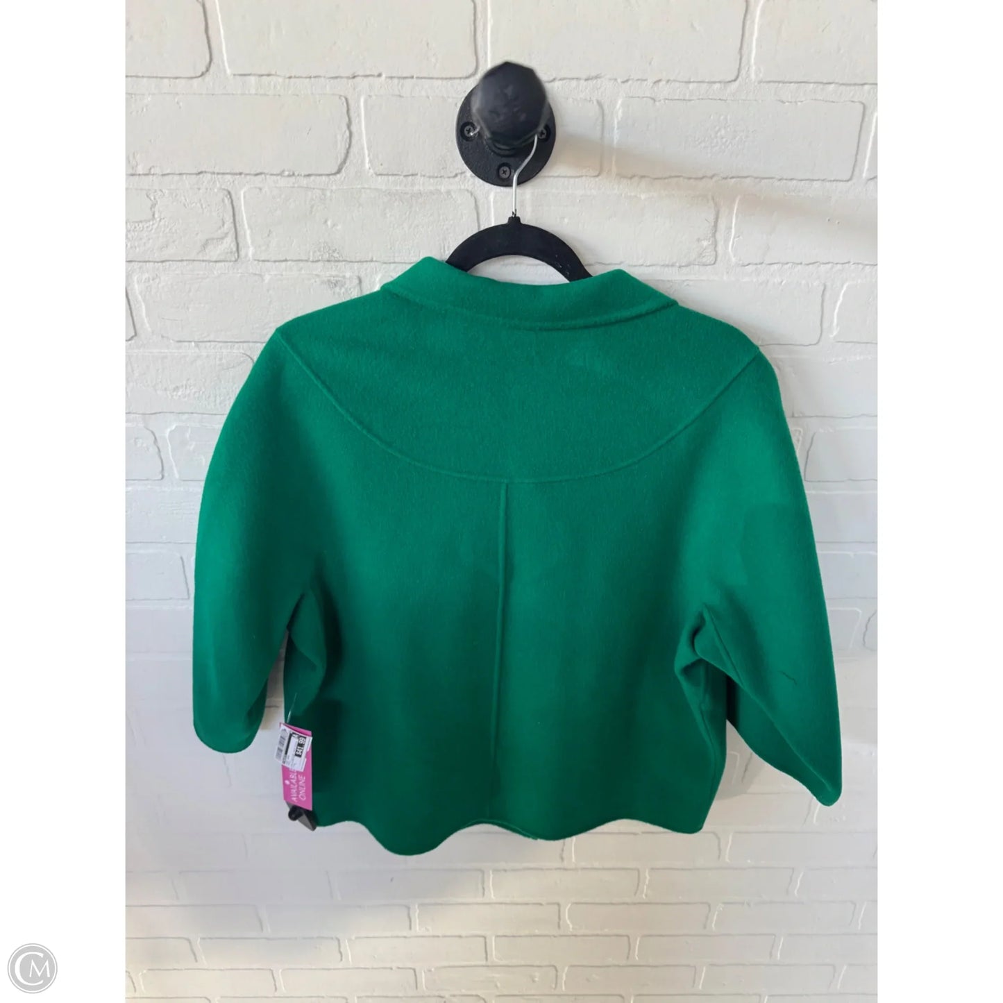 Coat Wool By Talbots In Green, Size: L