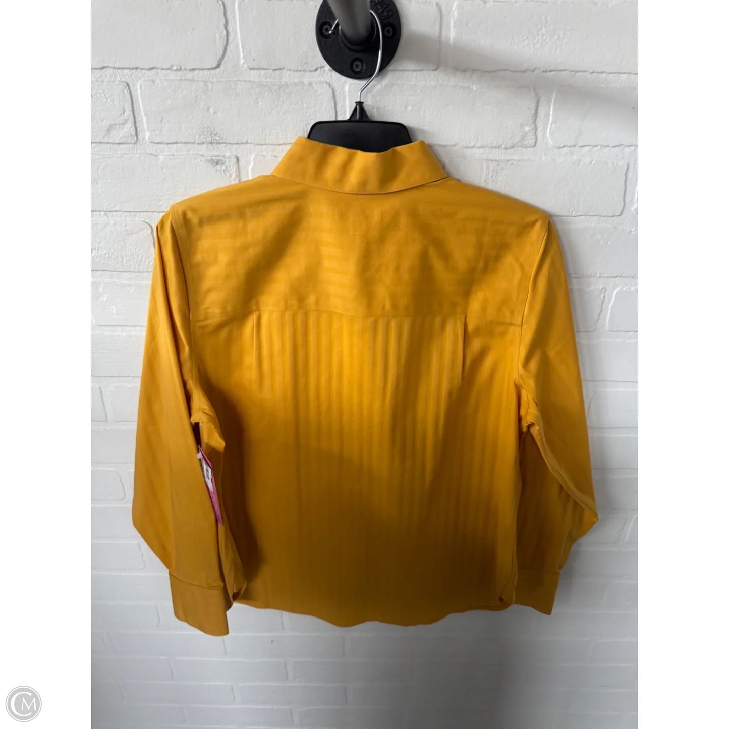 Top Long Sleeve By Chicos In Yellow, Size: S