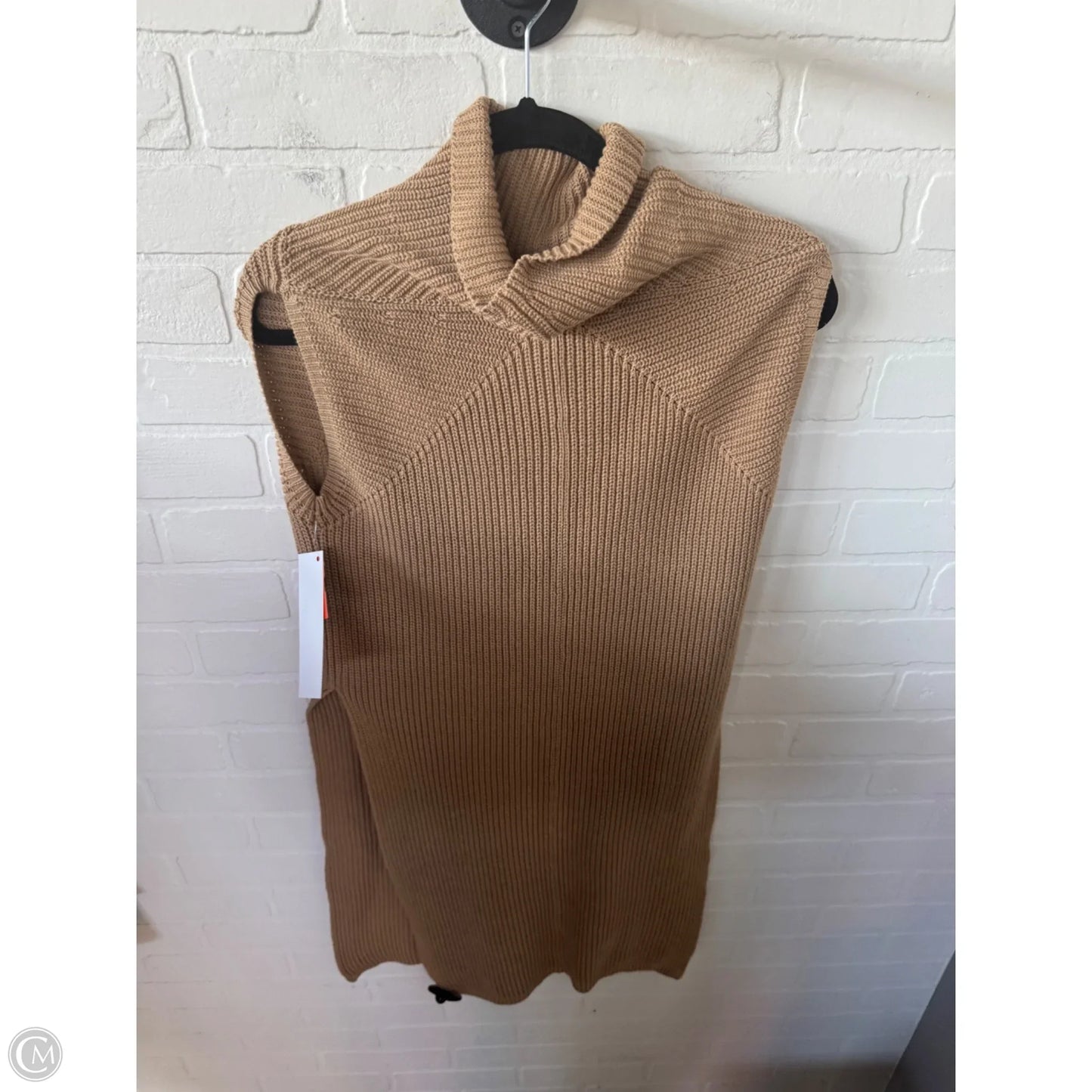Vest Sweater By Haven In Tan, Size: S