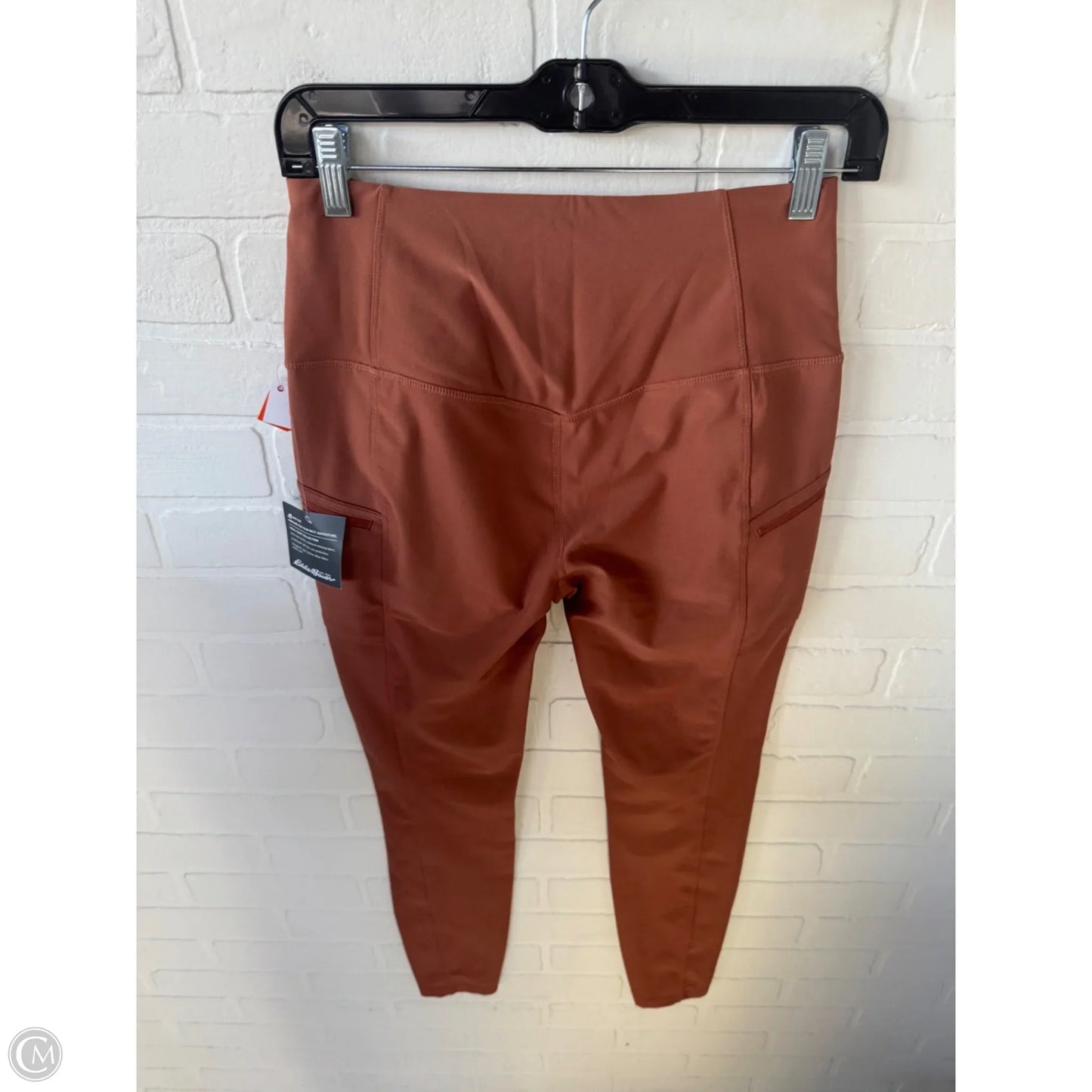 Athletic Leggings By Eddie Bauer In Brown, Size: 4