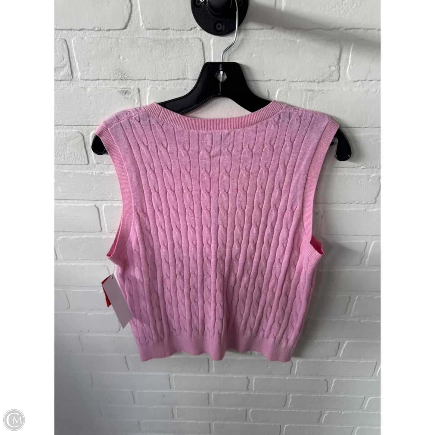 Vest Sweater By J. Crew In Pink, Size: M