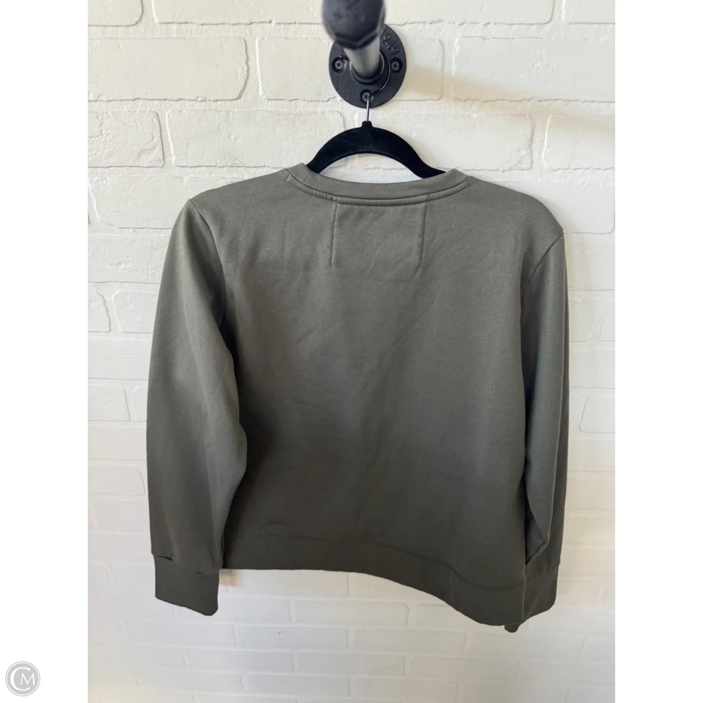 Sweatshirt Crewneck By Clothes Mentor In Green, Size: M