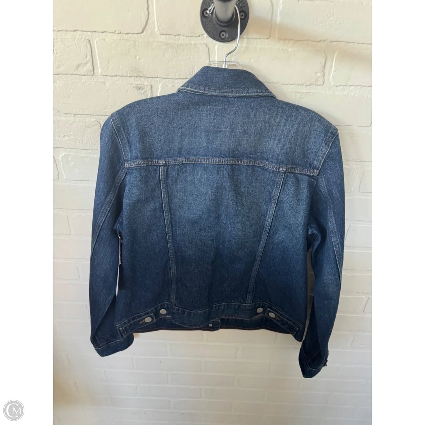 Jacket Denim By Banana Republic In Blue, Size: M
