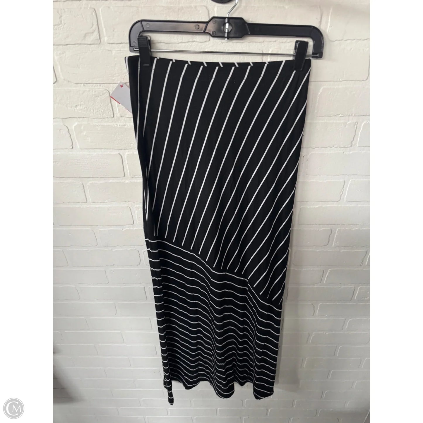 Skirt Maxi By Matty M In Black & White, Size: 0