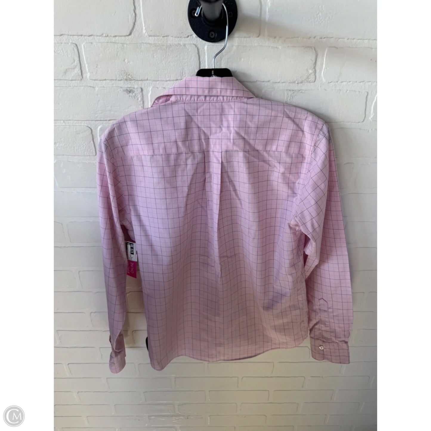 Top Long Sleeve By Brooks Brothers In Pink, Size: Xs