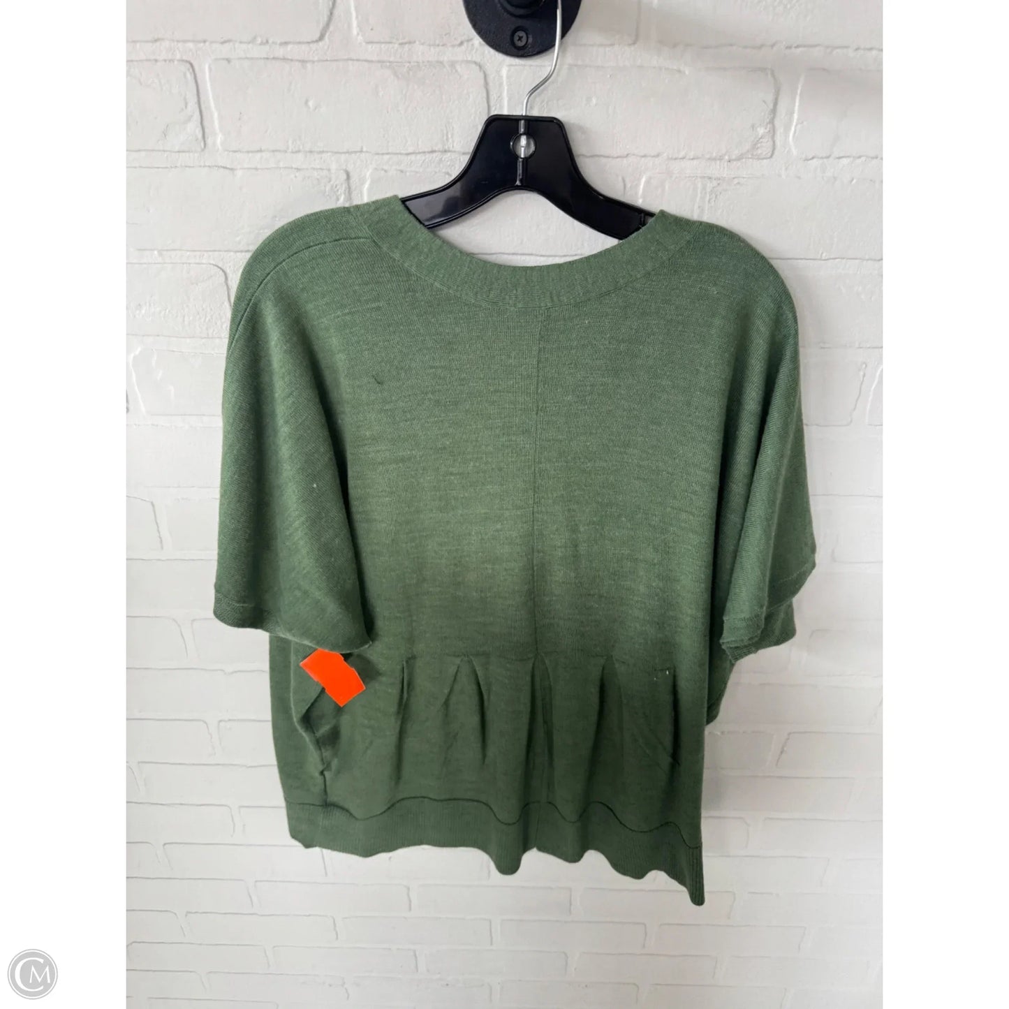 Sweater Short Sleeve By Coldwater Creek In Green, Size: L