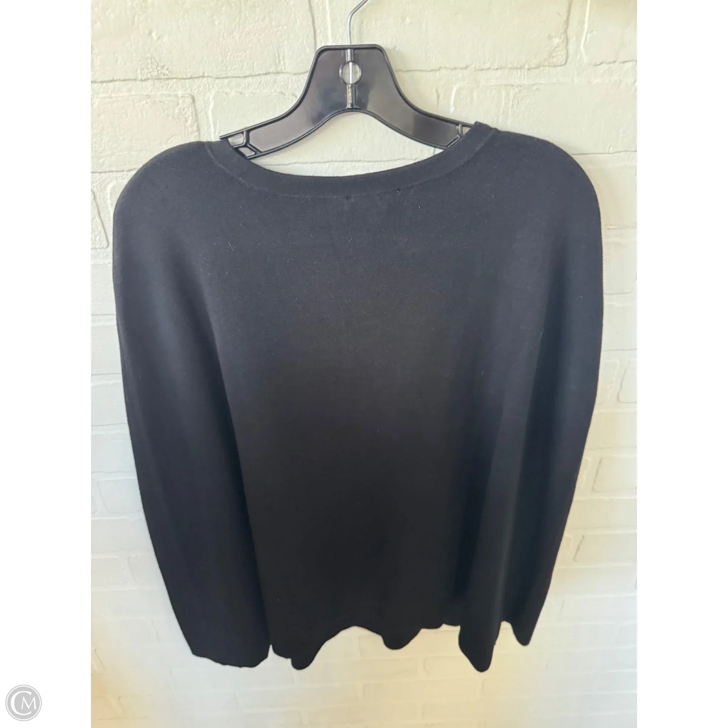 Poncho By Chicos In Black, Size: S