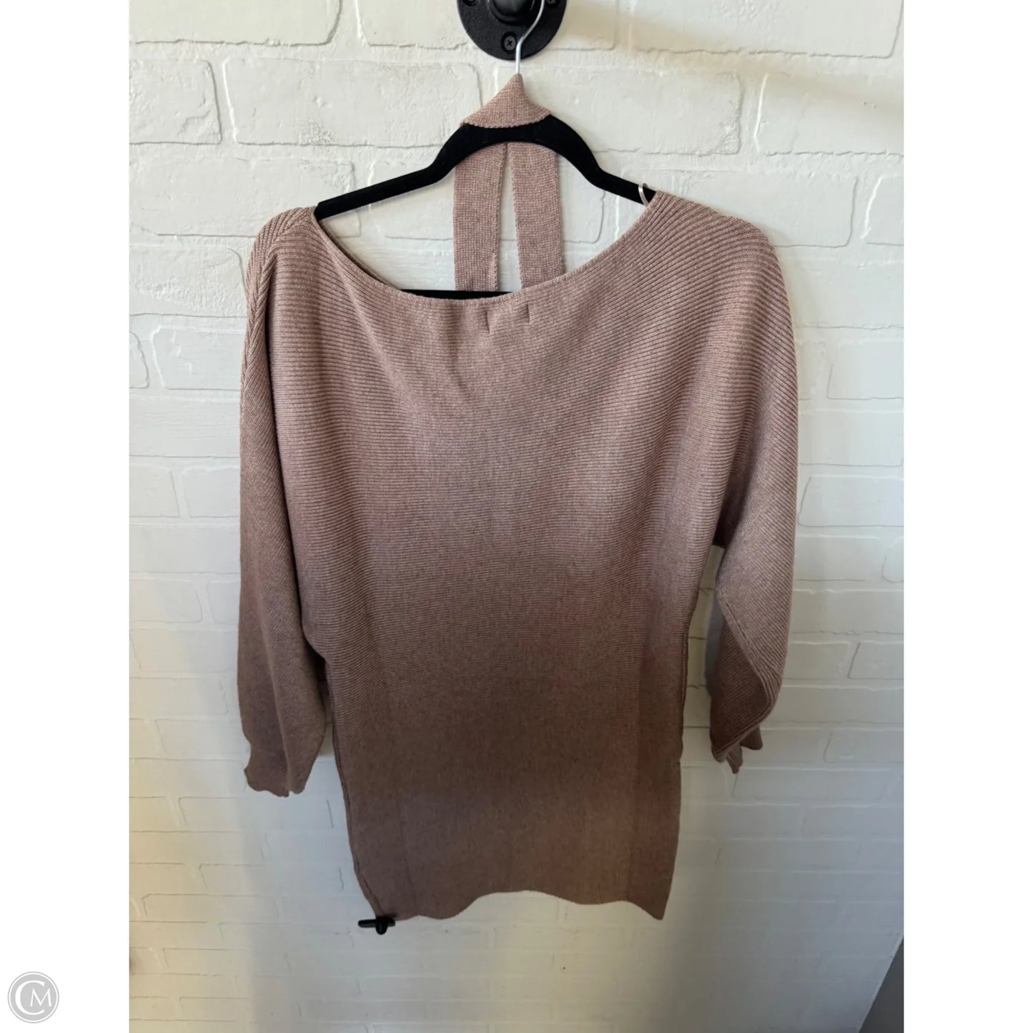 Dress Sweater By Bluivy In Tan, Size: L