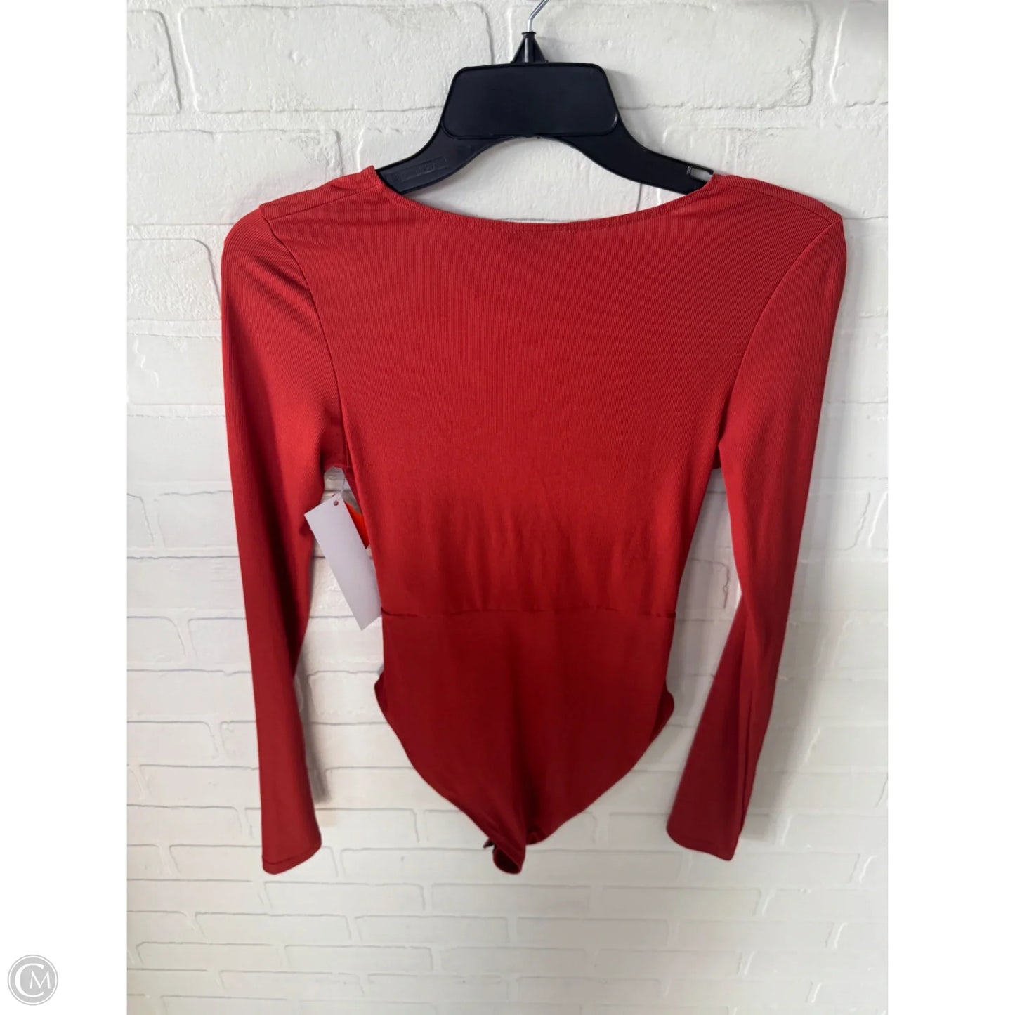 Bodysuit By Top Shop In Orange, Size: S