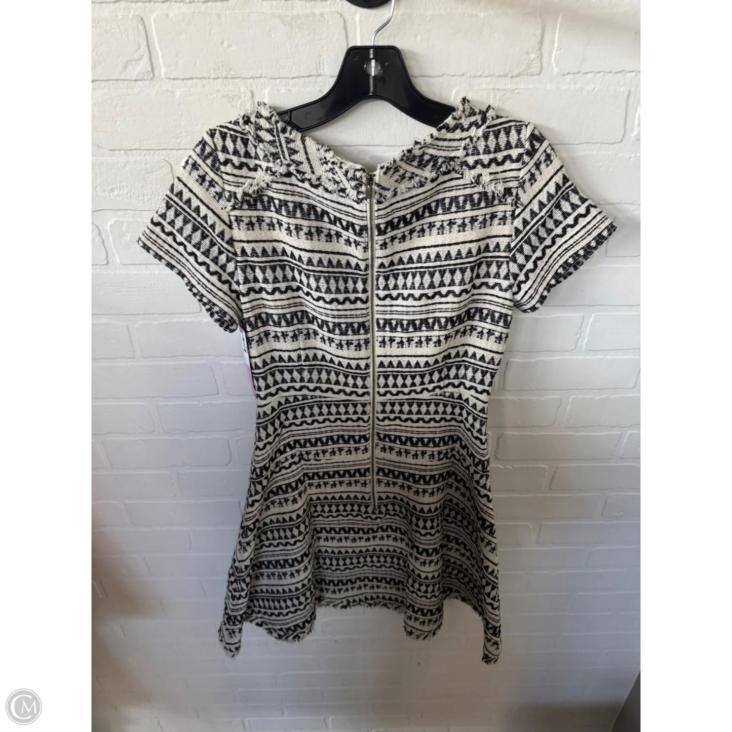 Dress Work By Banana Republic In Black & Cream, Size: Xs