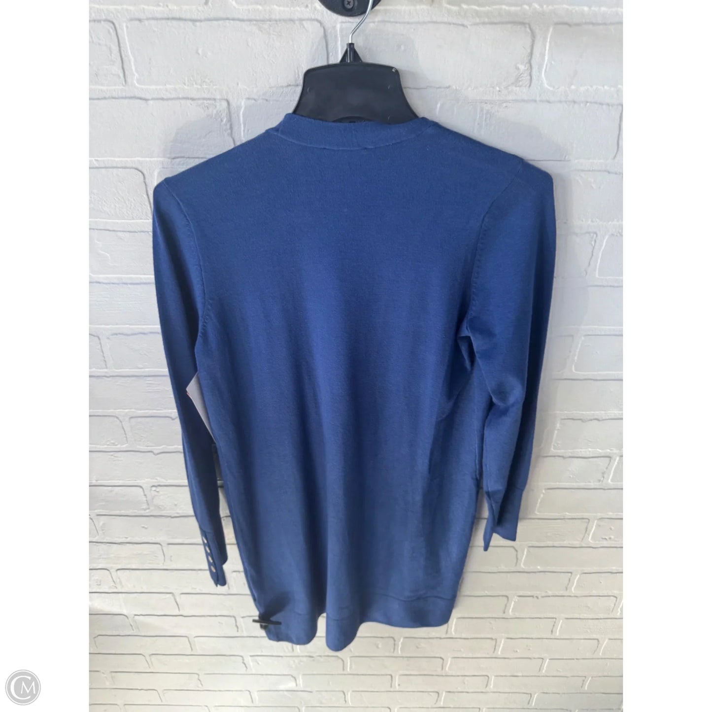 Sweater Cardigan By Chicos In Blue, Size: S