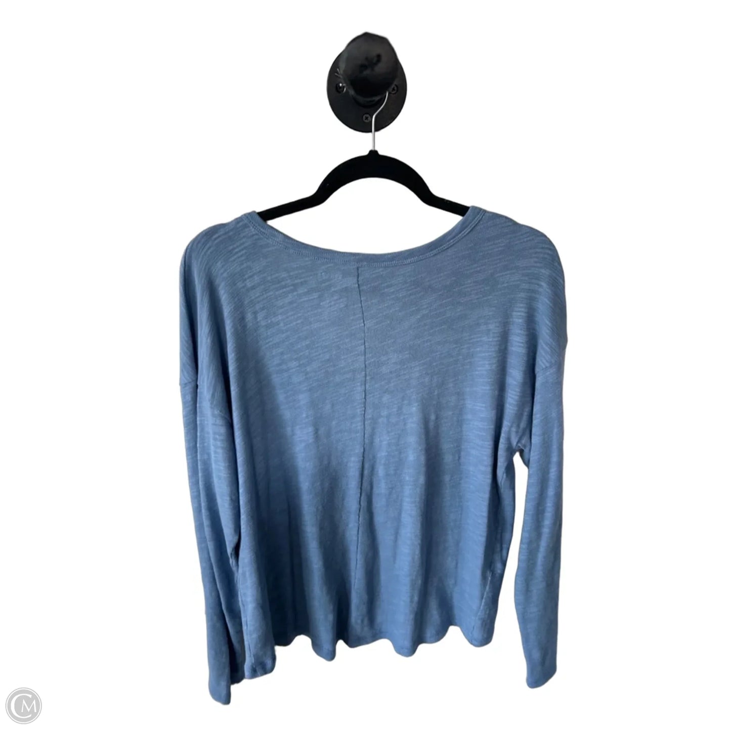 Top Long Sleeve Basic By Sonoma In Blue, Size: L