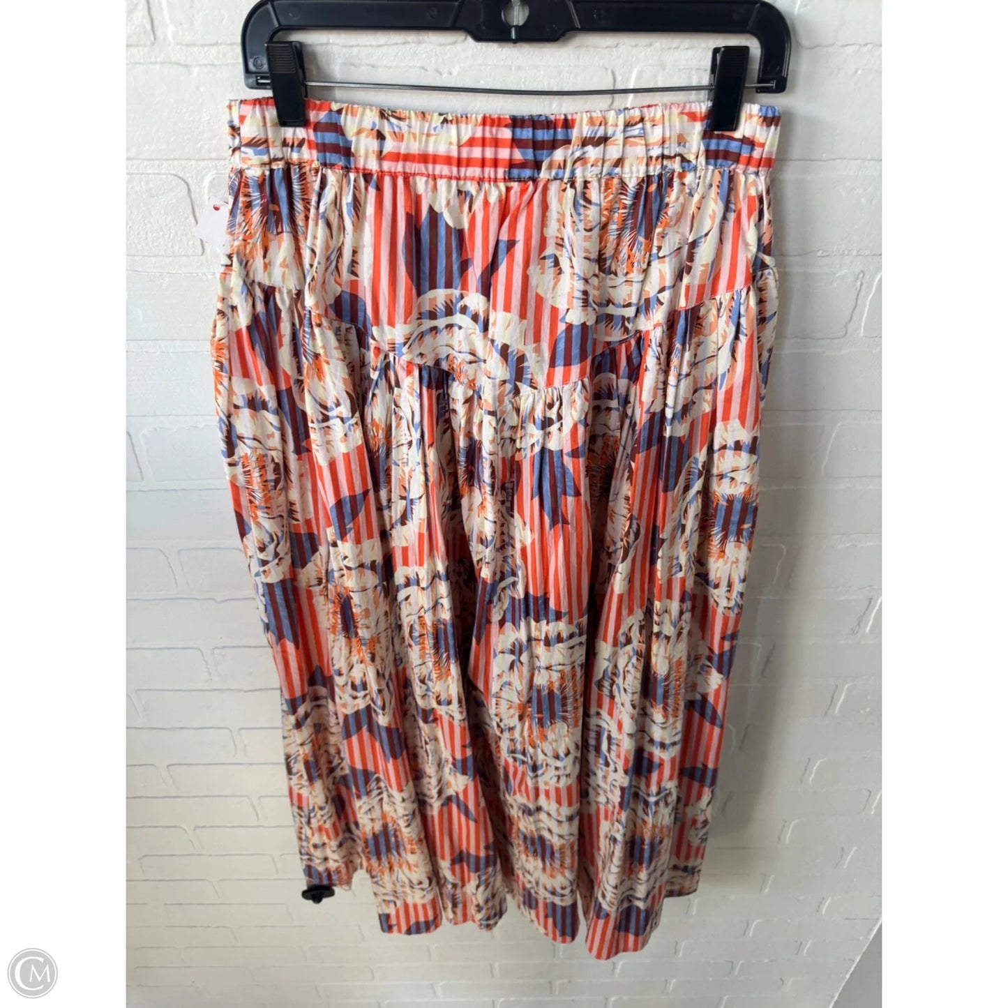 Skirt Maxi By Anthropologie In Orange & Purple, Size: 2
