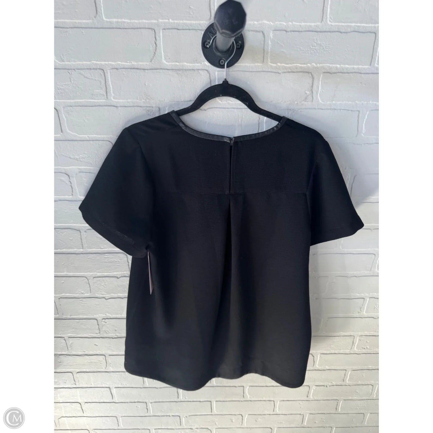 Top Short Sleeve By Madewell In Black, Size: L