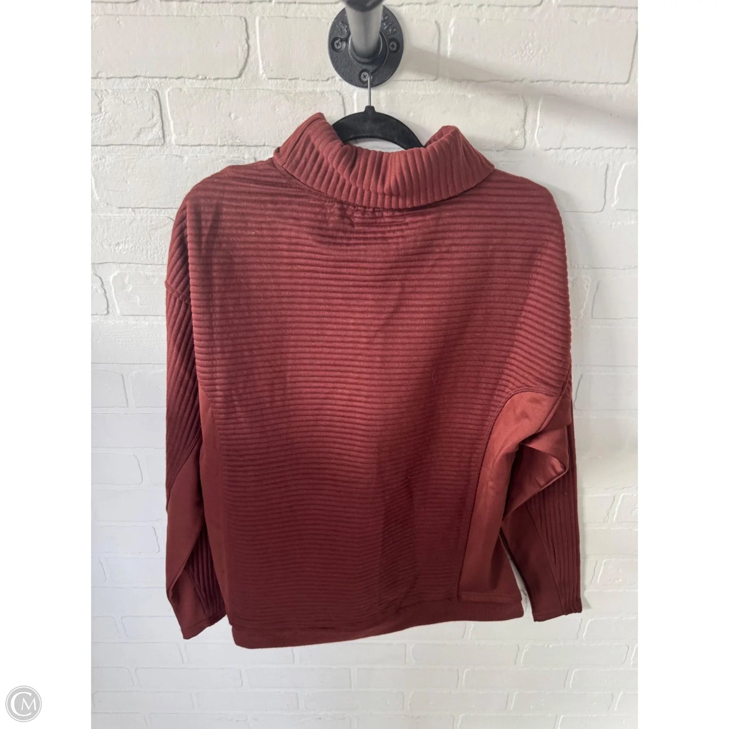 Athletic Sweatshirt Collar By Tahari In Brown, Size: M