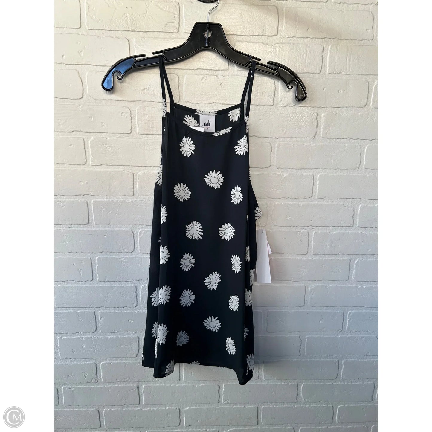 Top Sleeveless By Cabi In Blue & White, Size: M