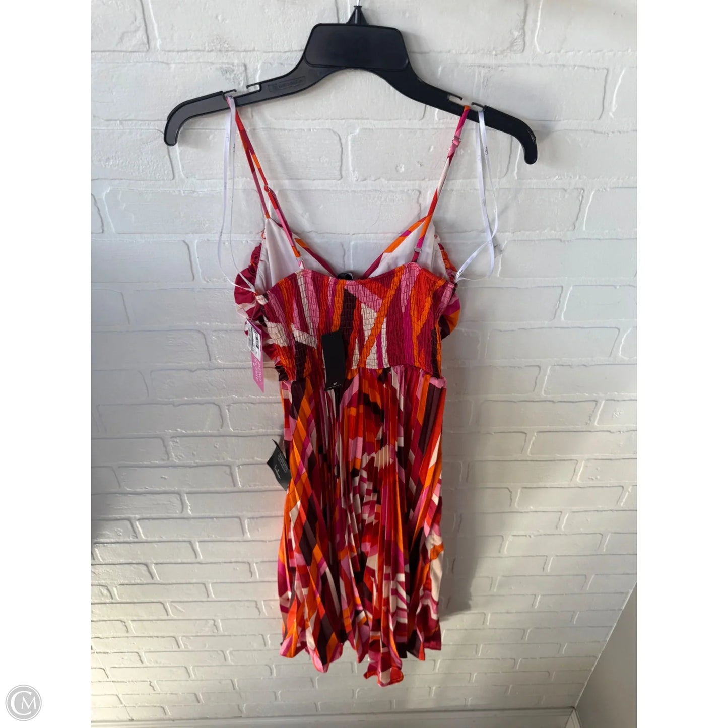 Dress Party Midi By Lulus In Orange & Red, Size: Xs