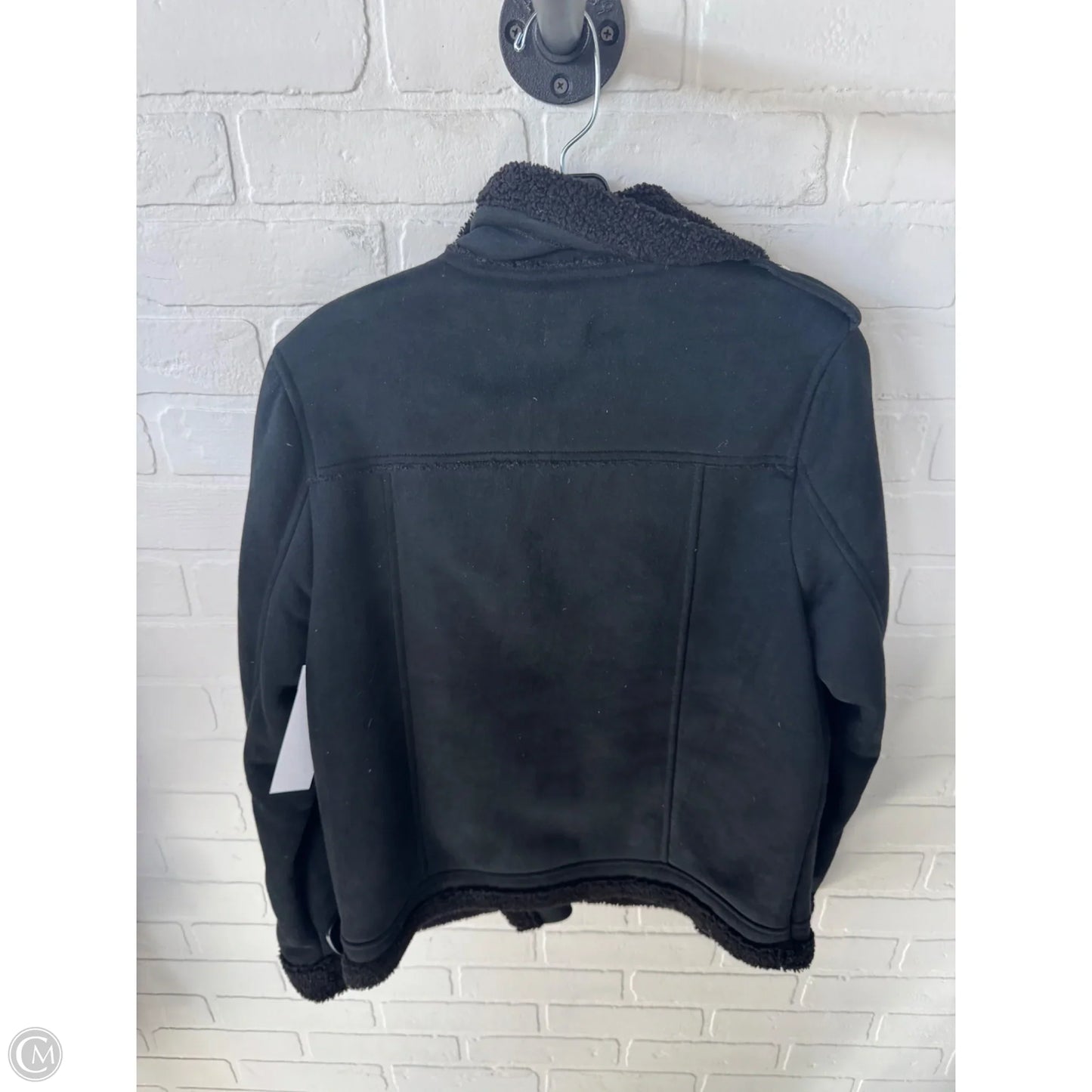 Jacket Moto By Peyton Jensen In Black, Size: S
