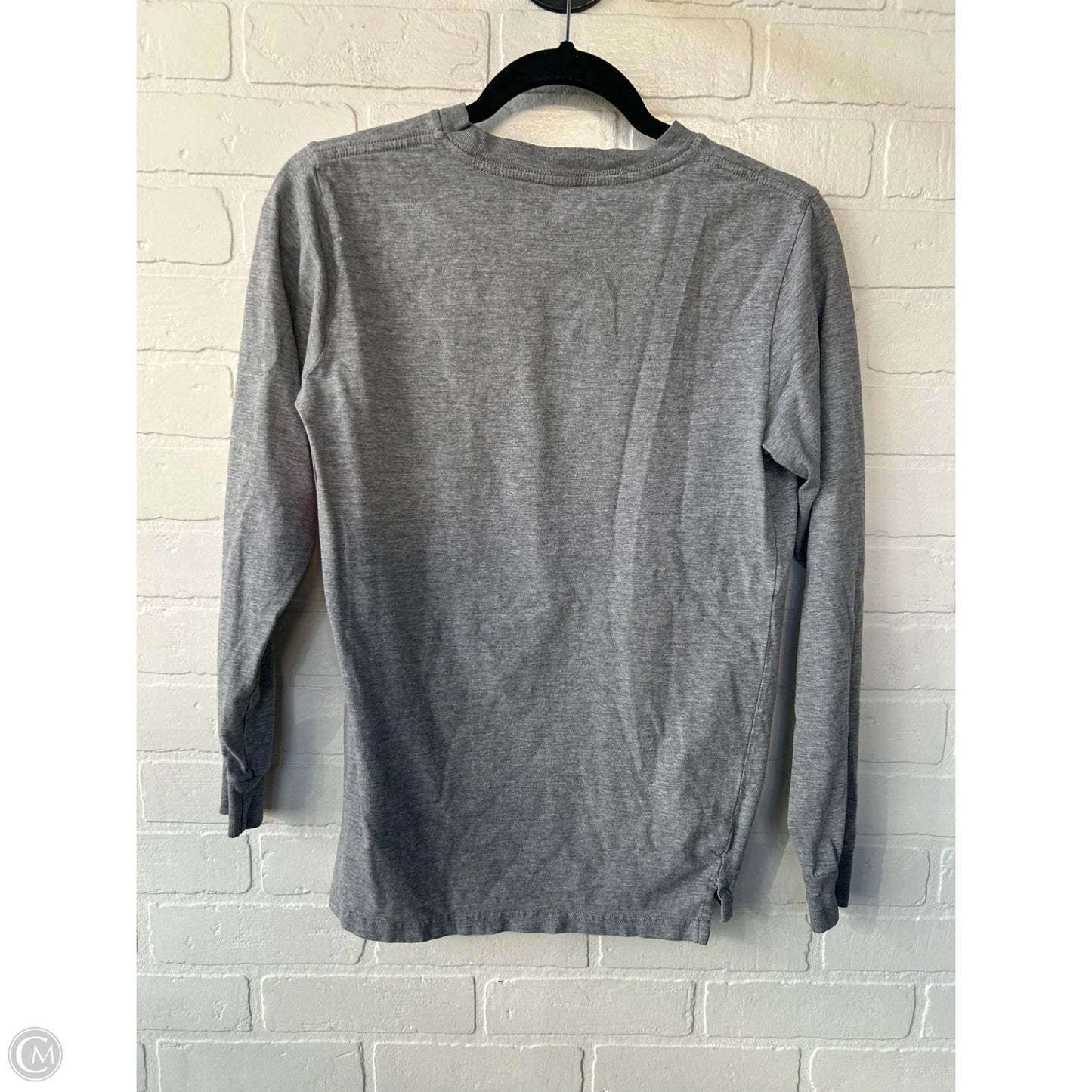 Top Long Sleeve Basic By Cmc In Grey, Size: S