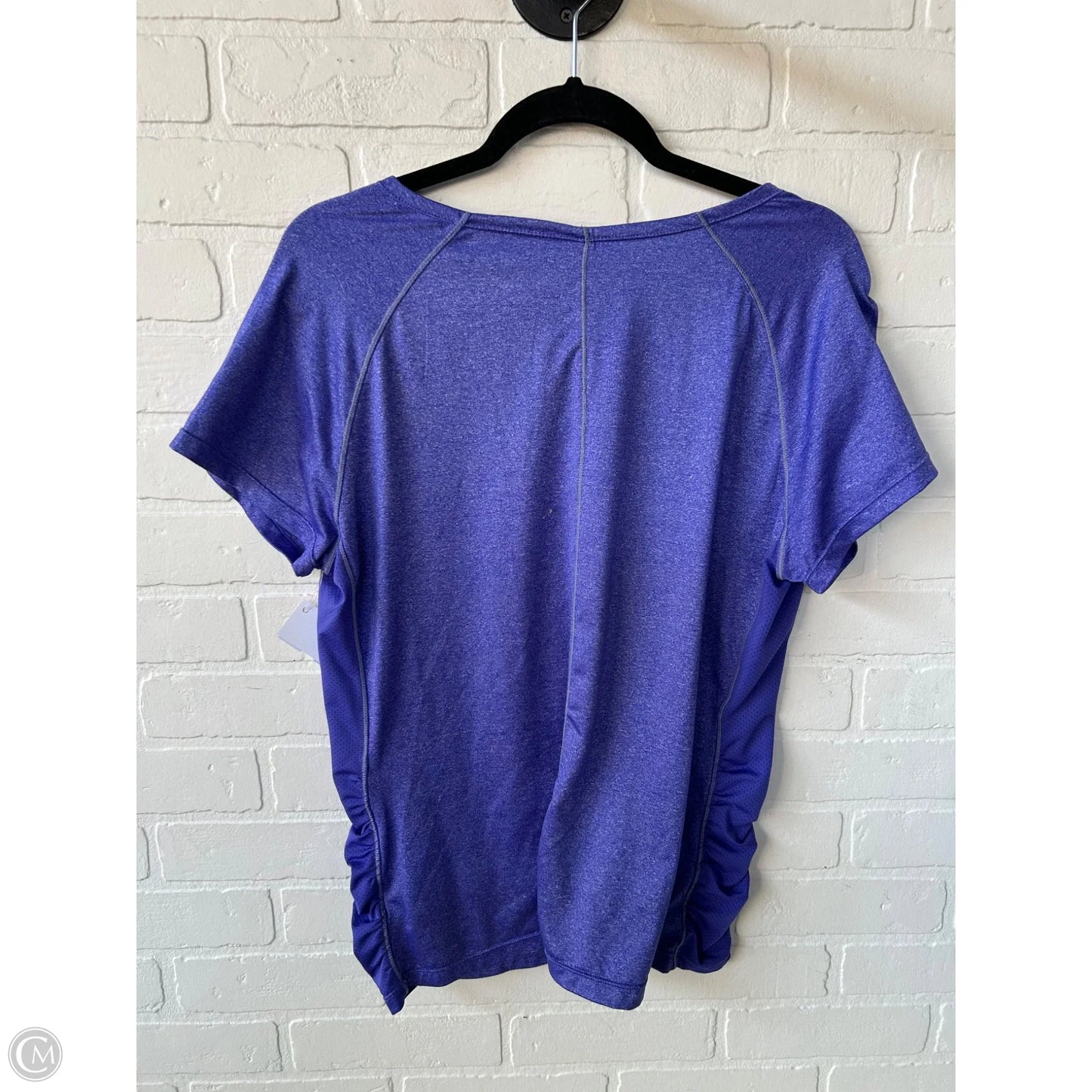Athletic Top Short Sleeve By Tangerine In Purple, Size: Xl