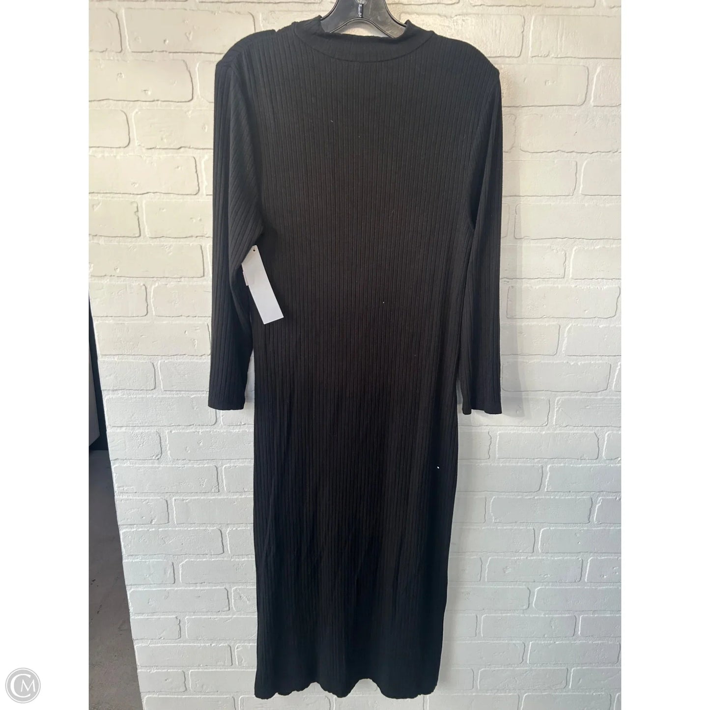 Dress Casual Midi By A New Day In Black, Size: M