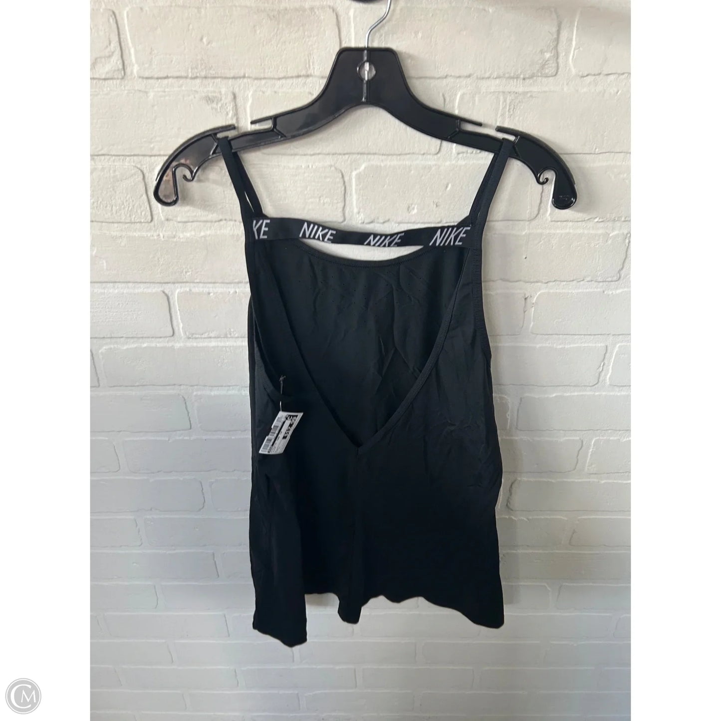 Athletic Tank Top By Nike In Black, Size: L