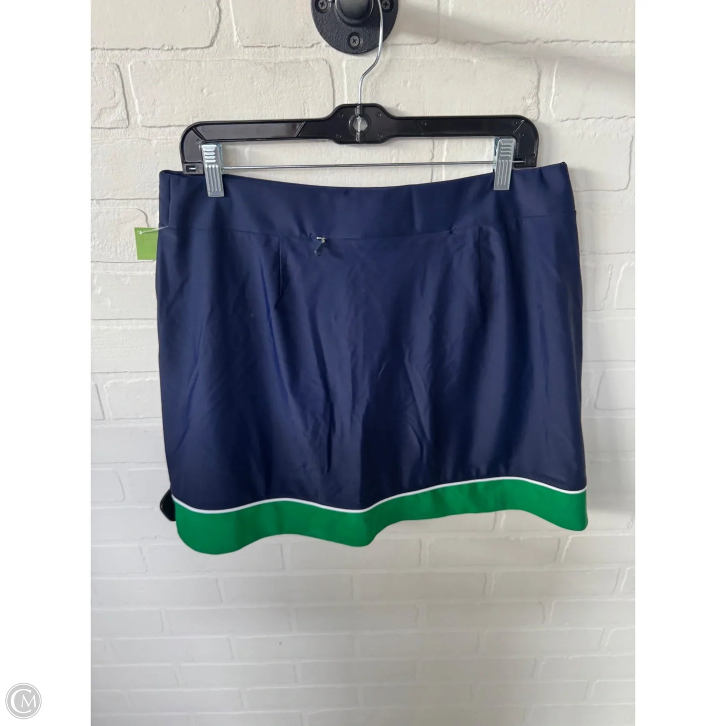 Athletic Skort By Rlx In Blue & Green, Size: 12