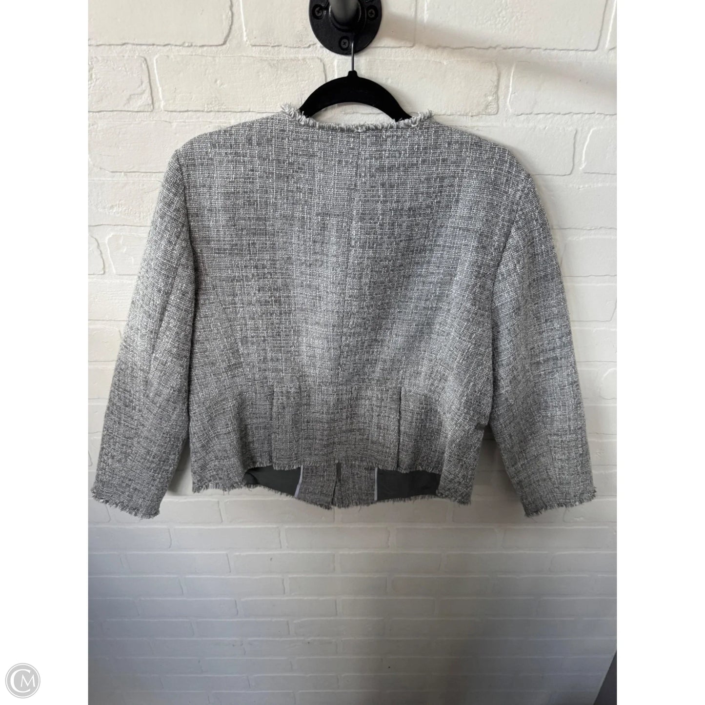 Blazer By Liz Claiborne In Grey, Size: L