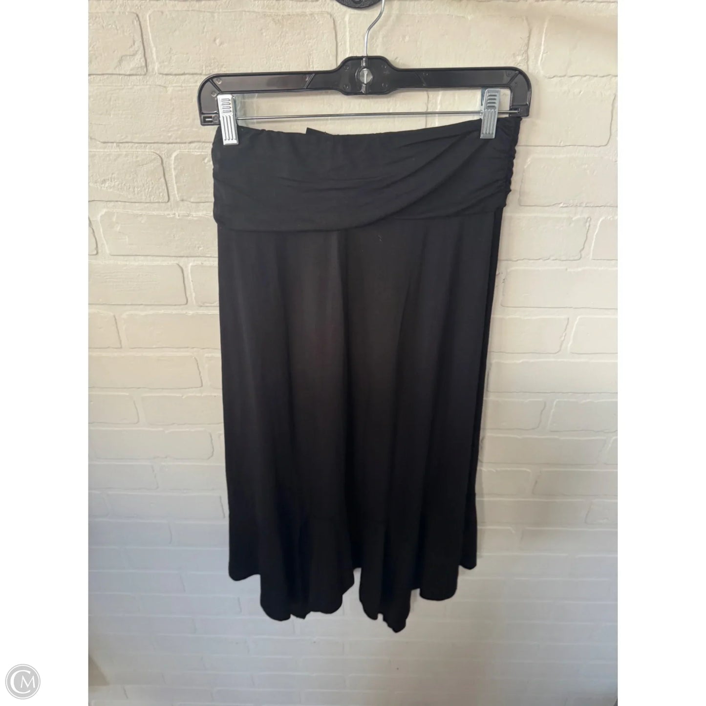 Skirt Midi By Clothes Mentor In Black, Size: 12