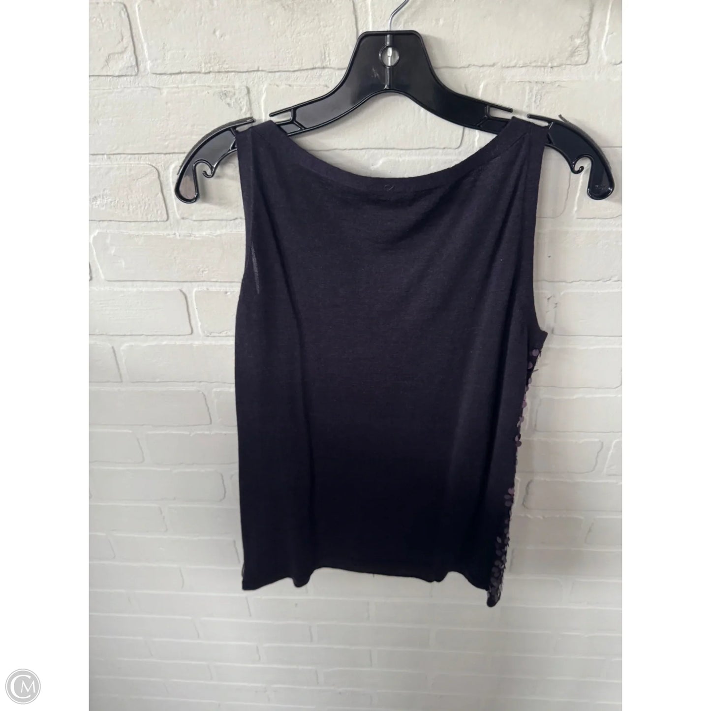 Vest Sweater By Eileen Fisher In Purple, Size: Mp