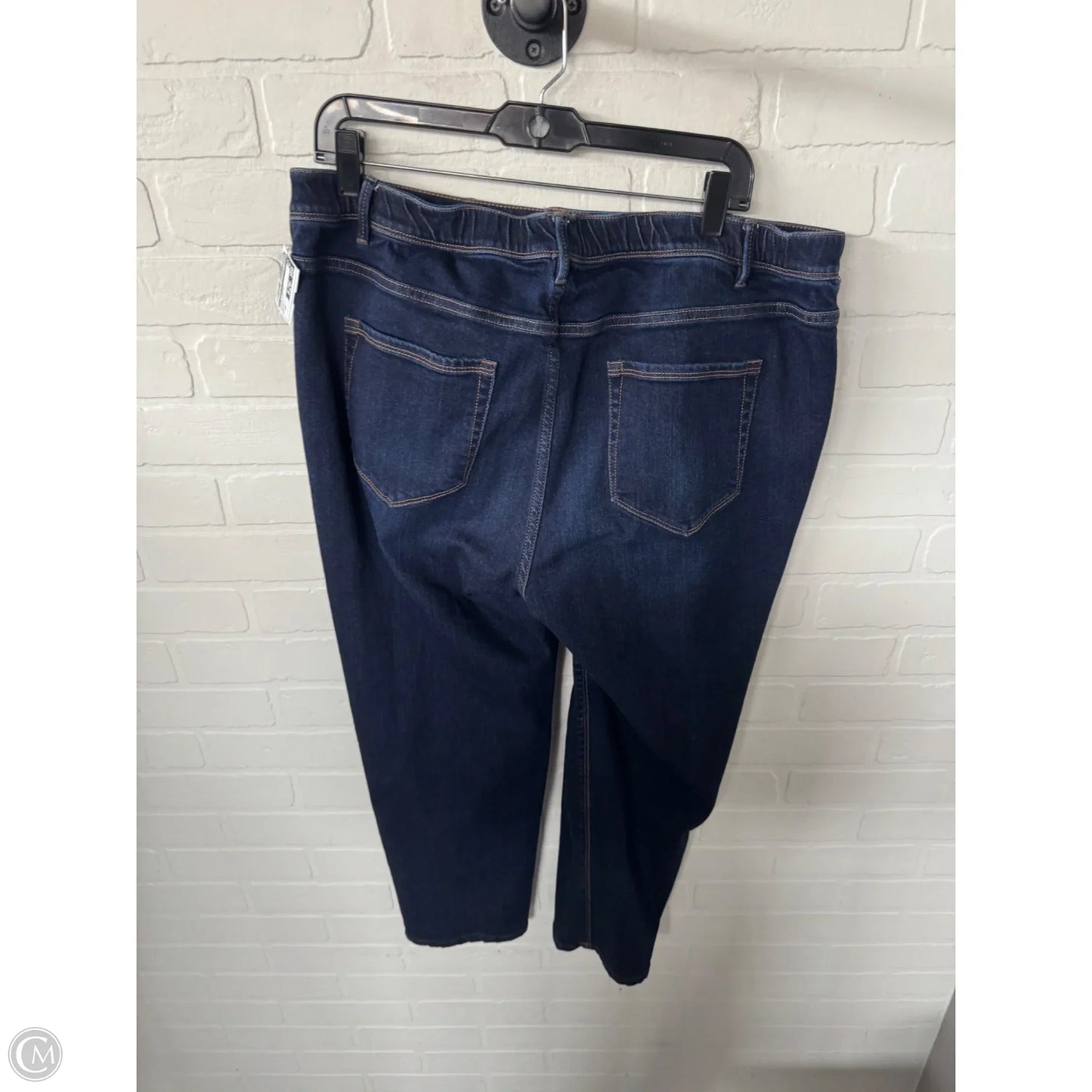 Jeans Straight By J. Jill In Blue Denim, Size: 18