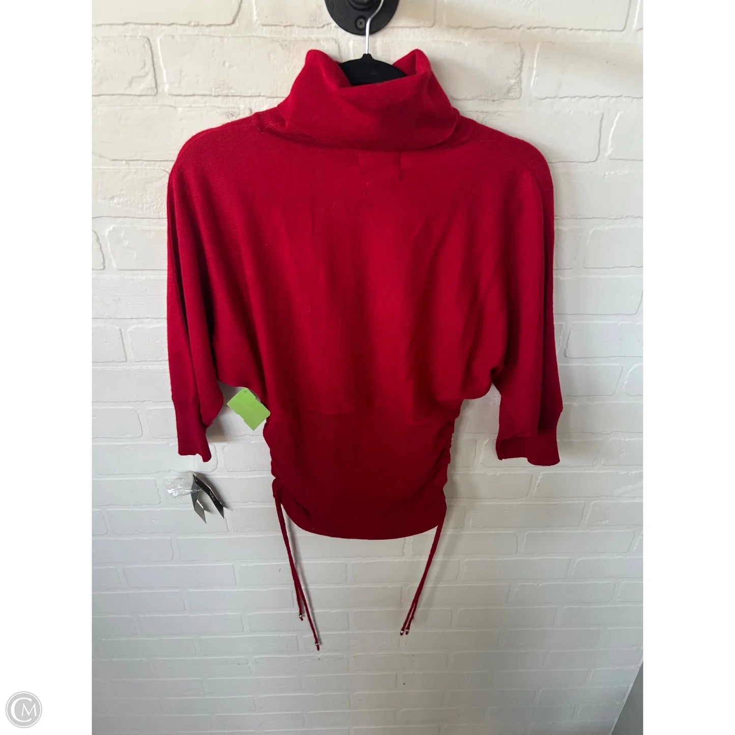 Sweater Short Sleeve By Iz Byer In Red, Size: M