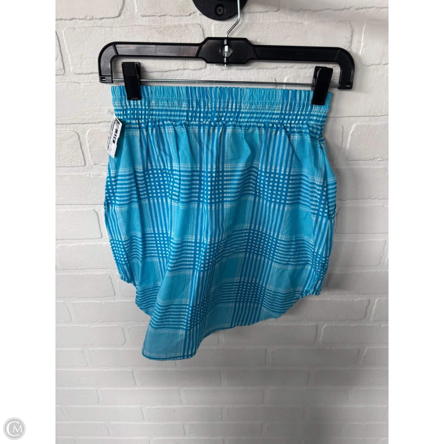 Skirt Mini & Short By Clothes Mentor In Blue & White, Size: 0
