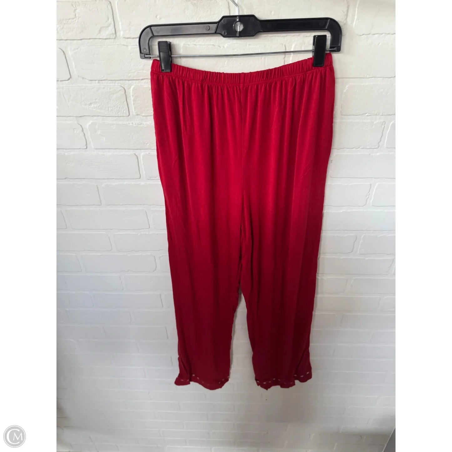Pajamas 2pc By Clothes Mentor In Red & White, Size: S